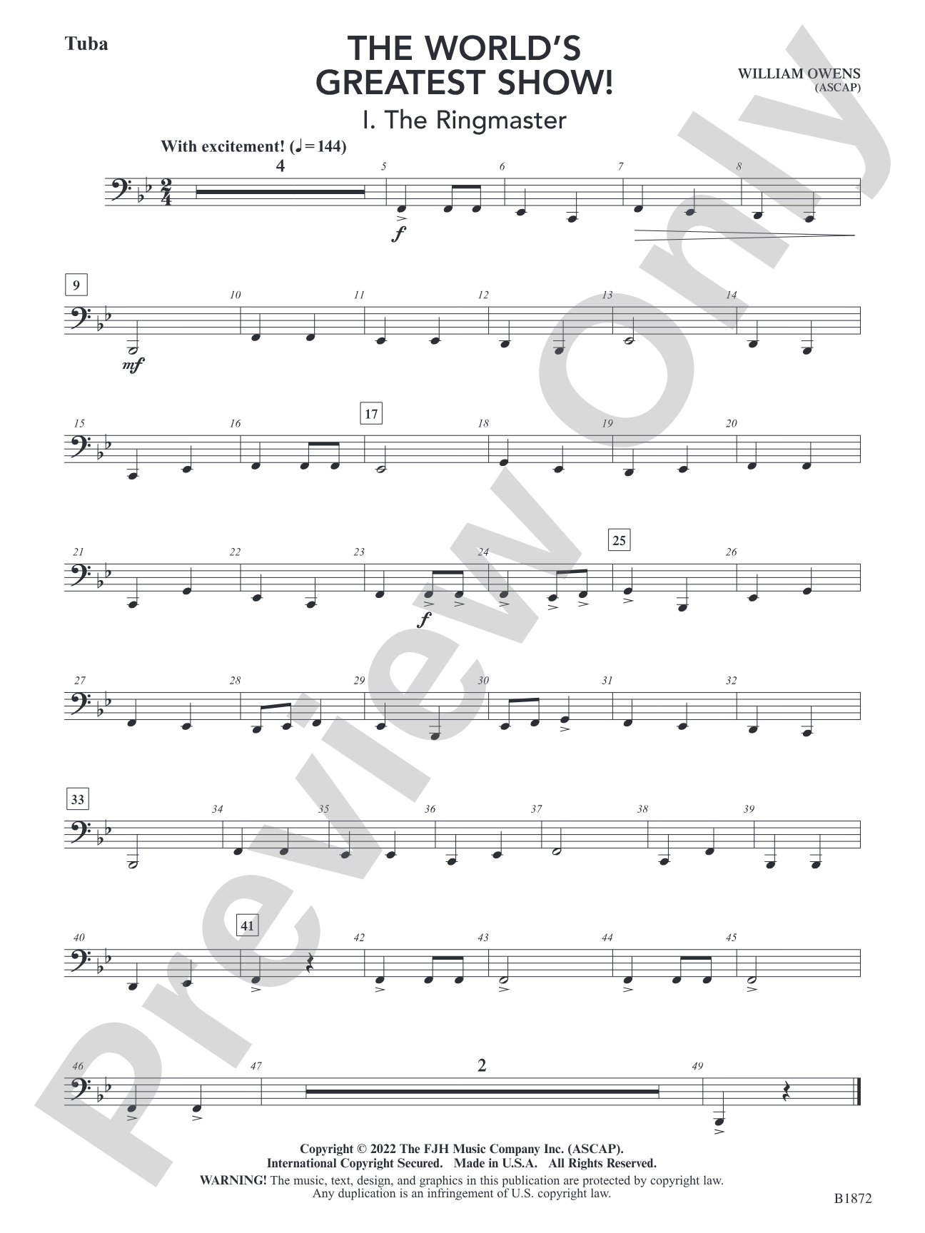 The World's Greatest Show!: Tuba