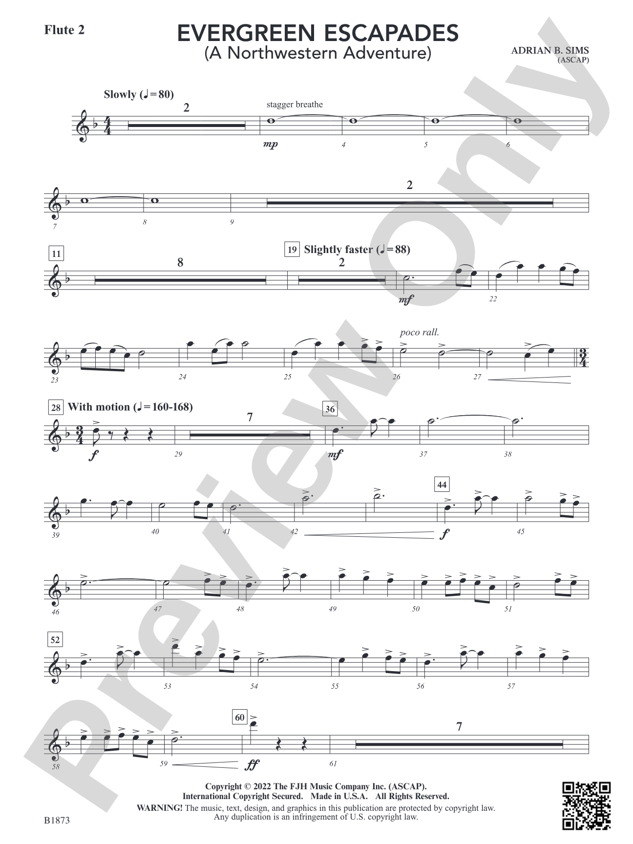 Evergreen Escapades: Flute 2