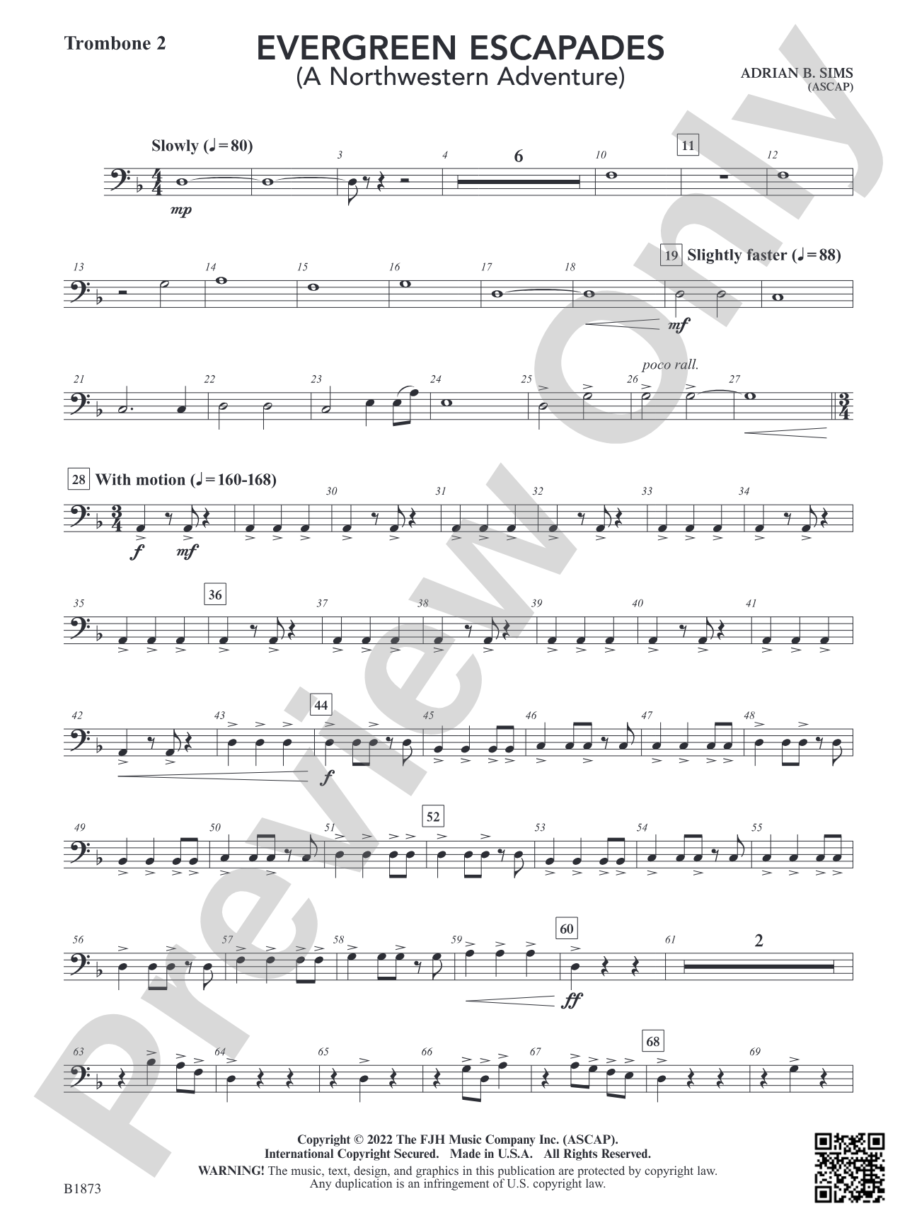 Evergreen Escapades: Trombone 2