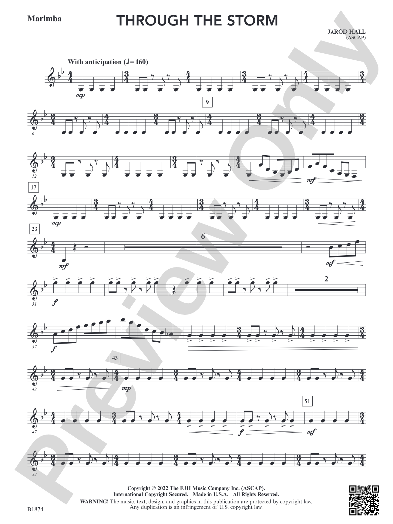 Through the Storm: Marimba