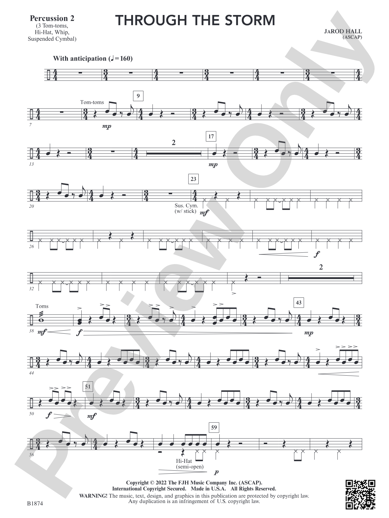 Through the Storm: Percussion 2