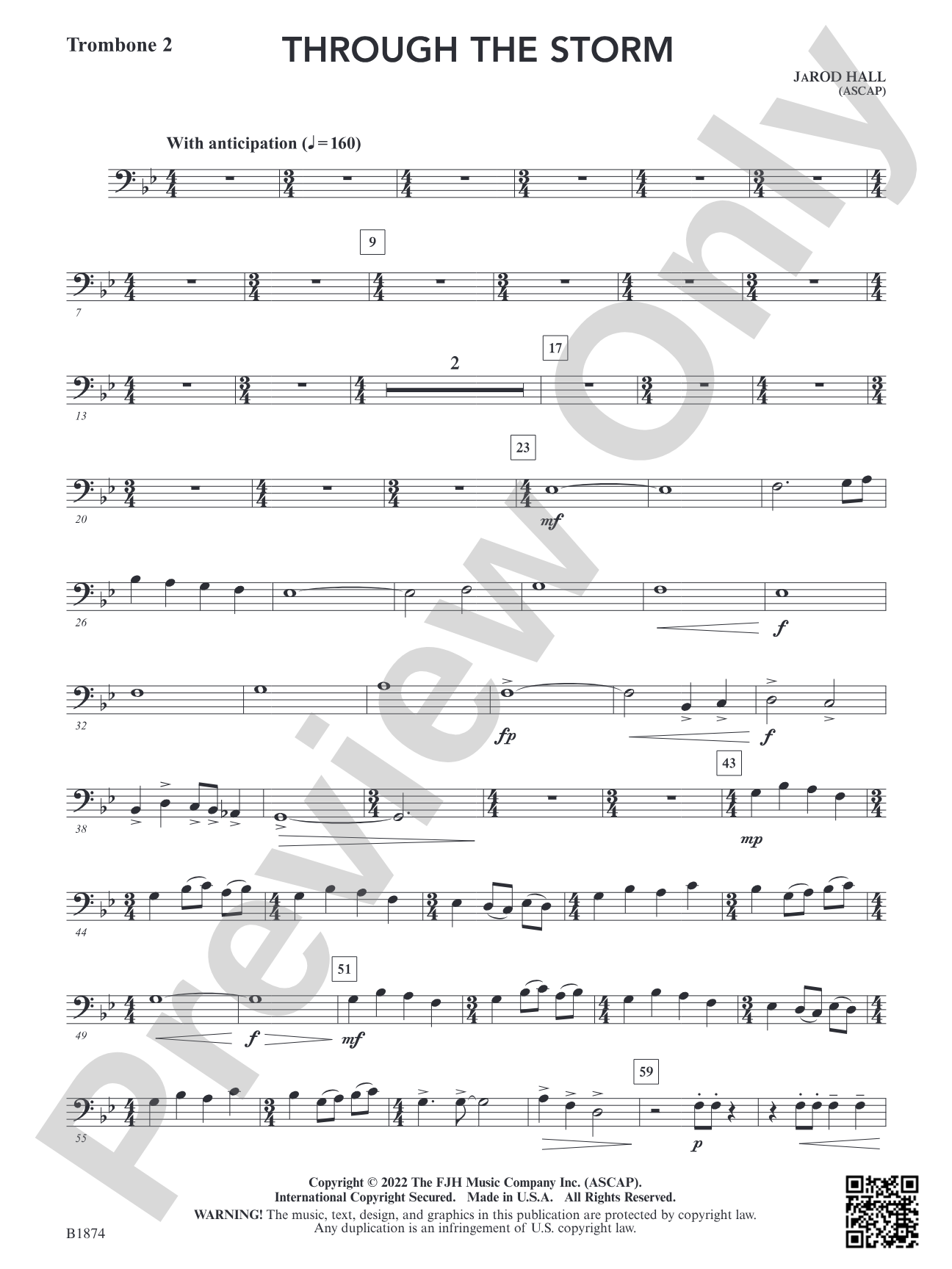 Through the Storm: Trombone 2