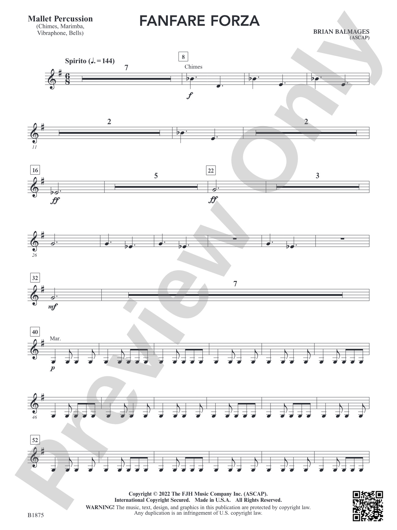 Fanfare Forza: Mallet Percussion