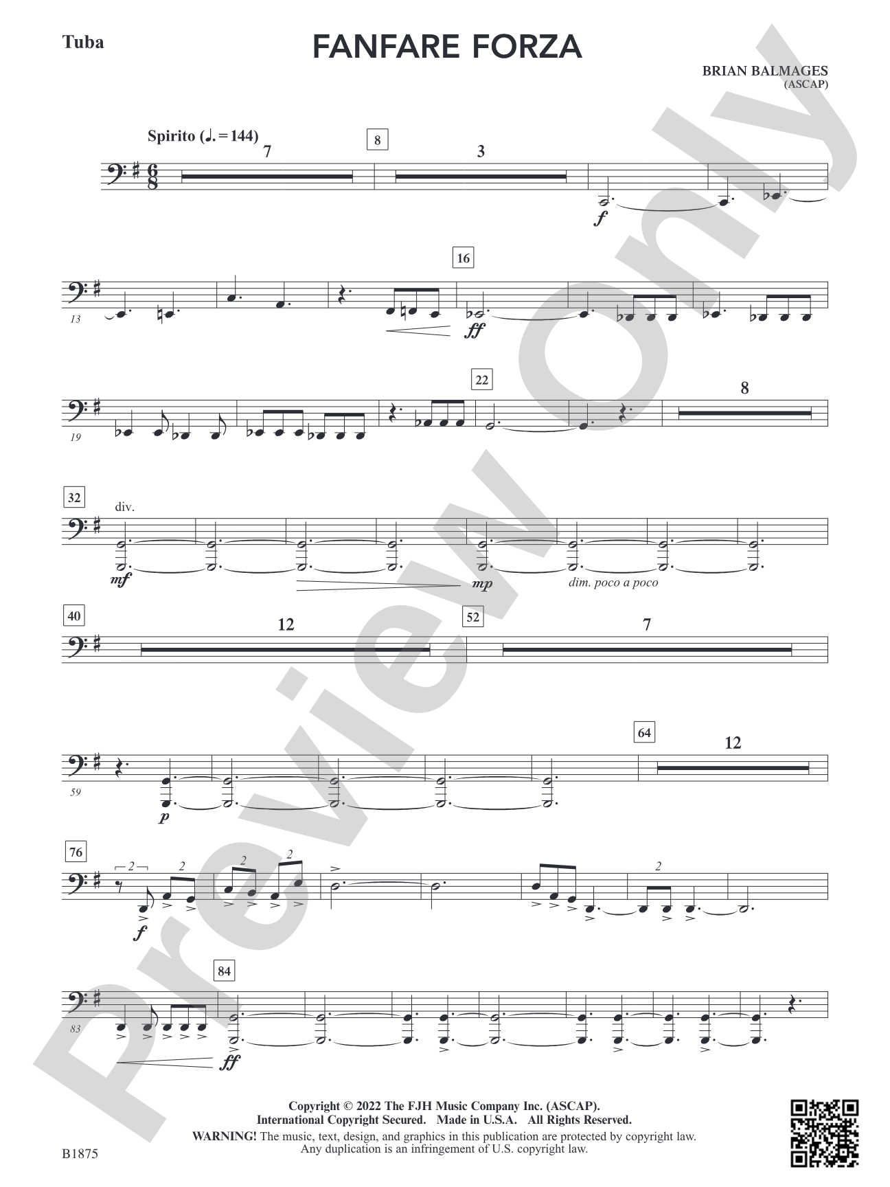 Fanfare Forza: Tuba