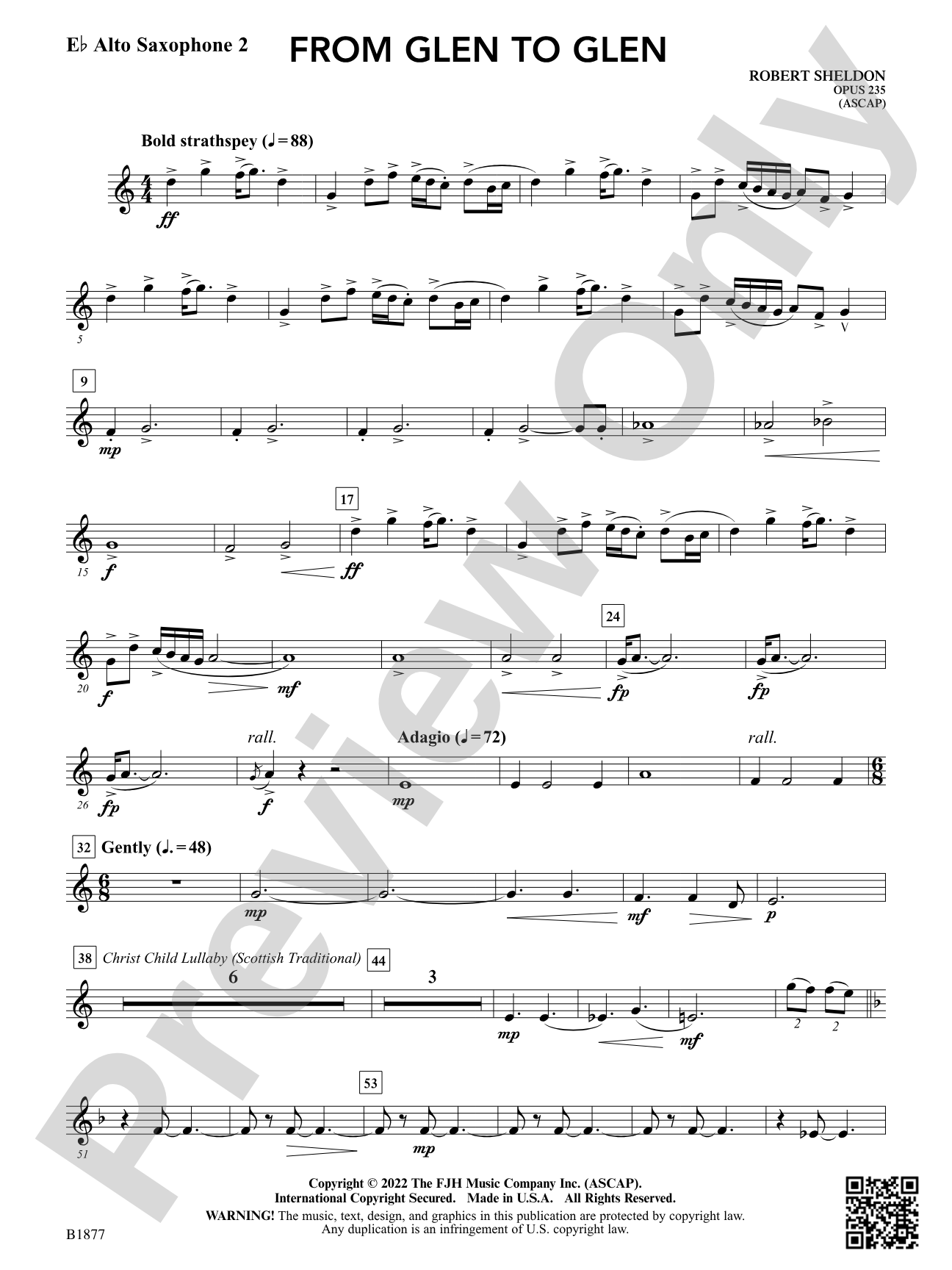 From Glen to Glen: E-flat Alto Saxophone 2