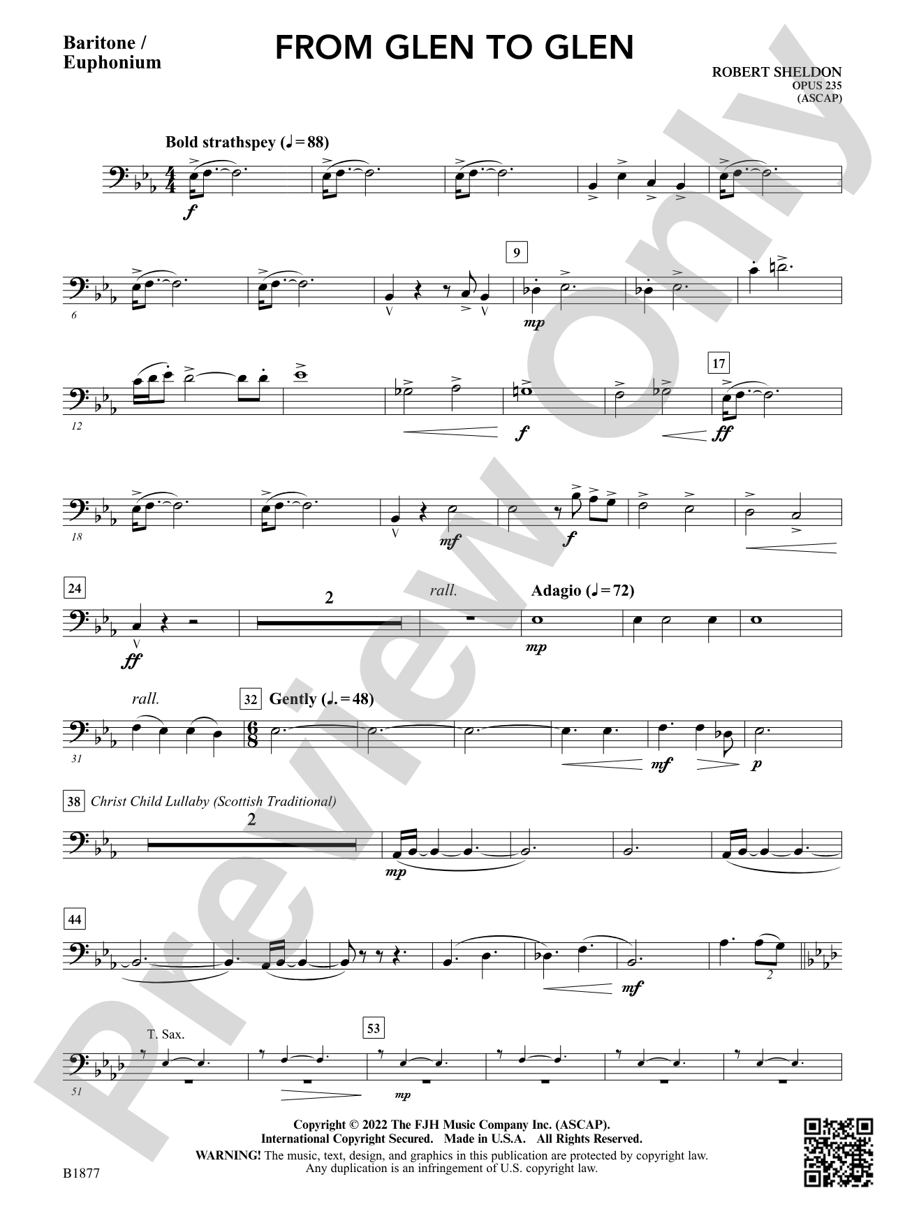 From Glen to Glen: Baritone / Euphonium