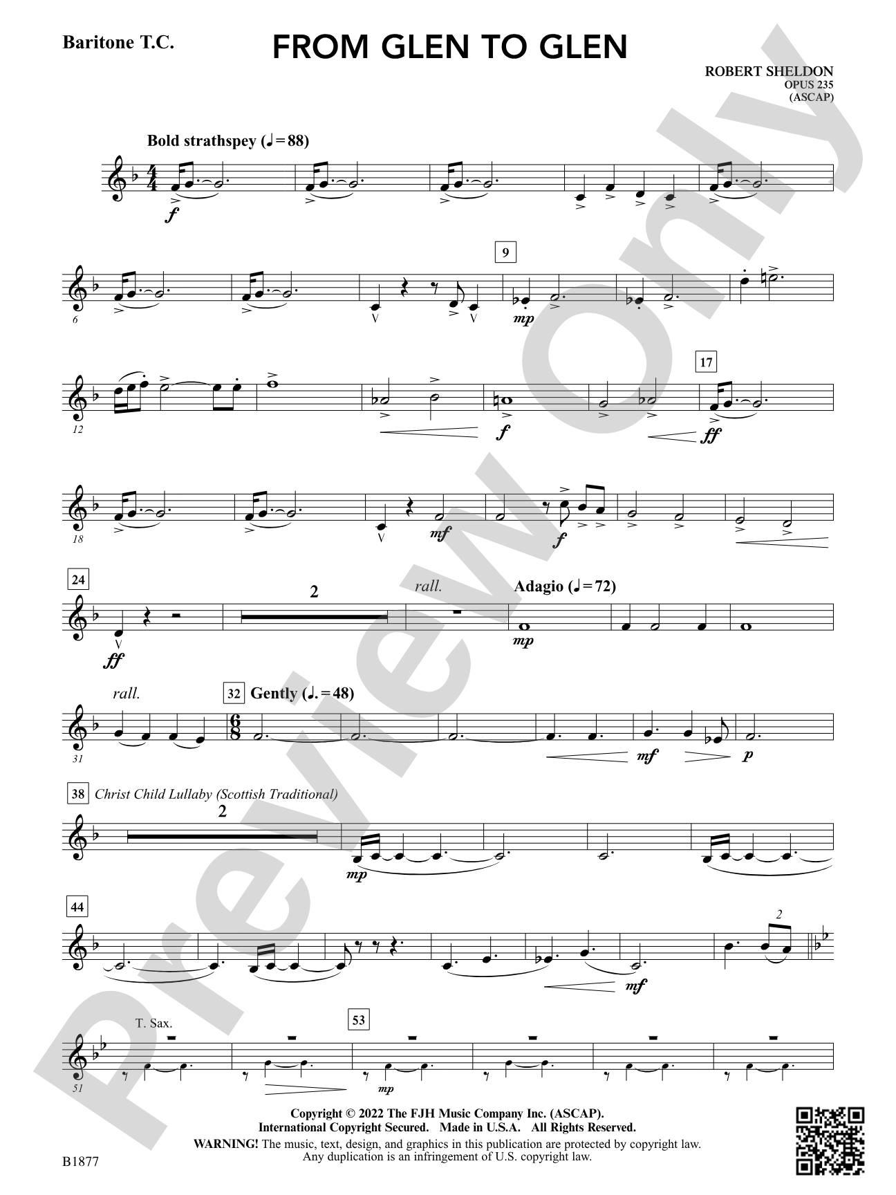 From Glen to Glen: Baritone T.C.
