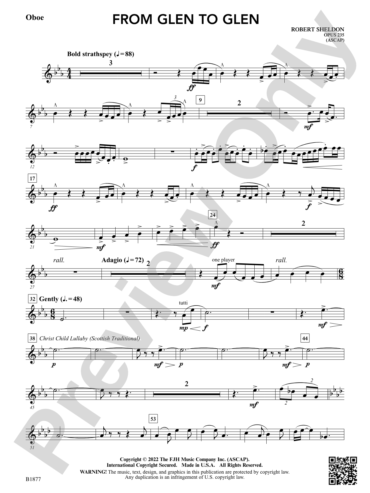 From Glen to Glen: Oboe