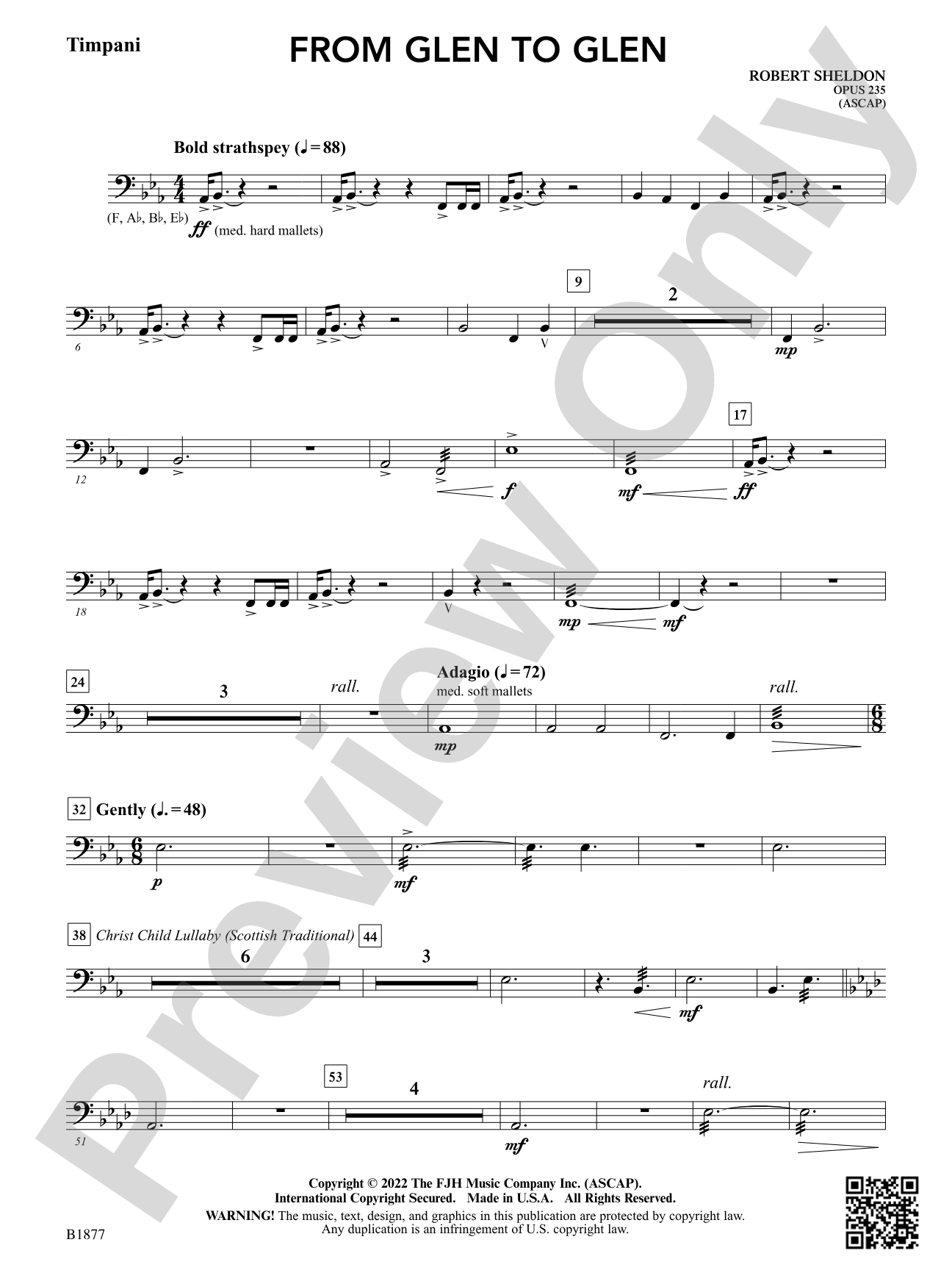 From Glen to Glen: Timpani
