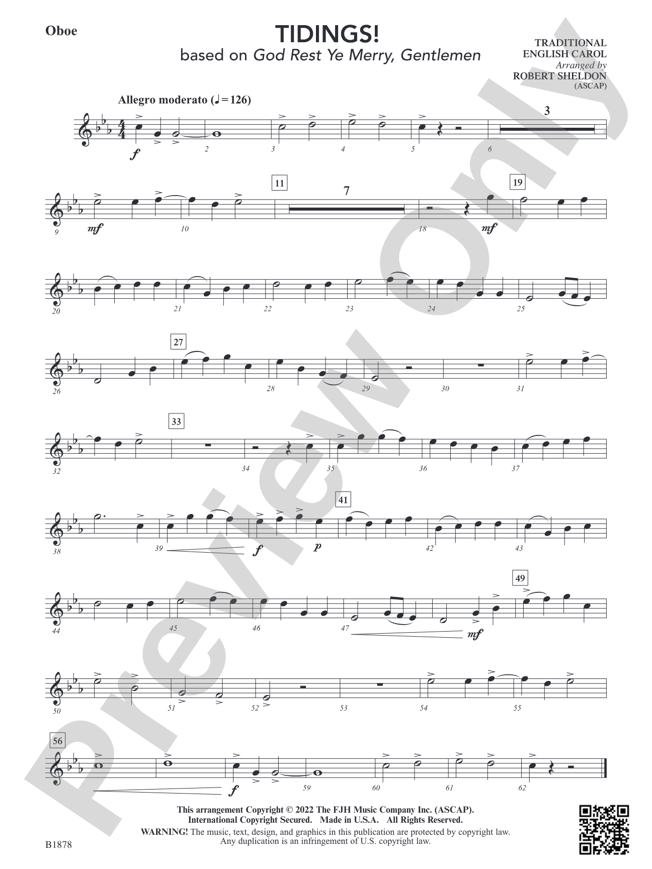 Tidings!: Oboe