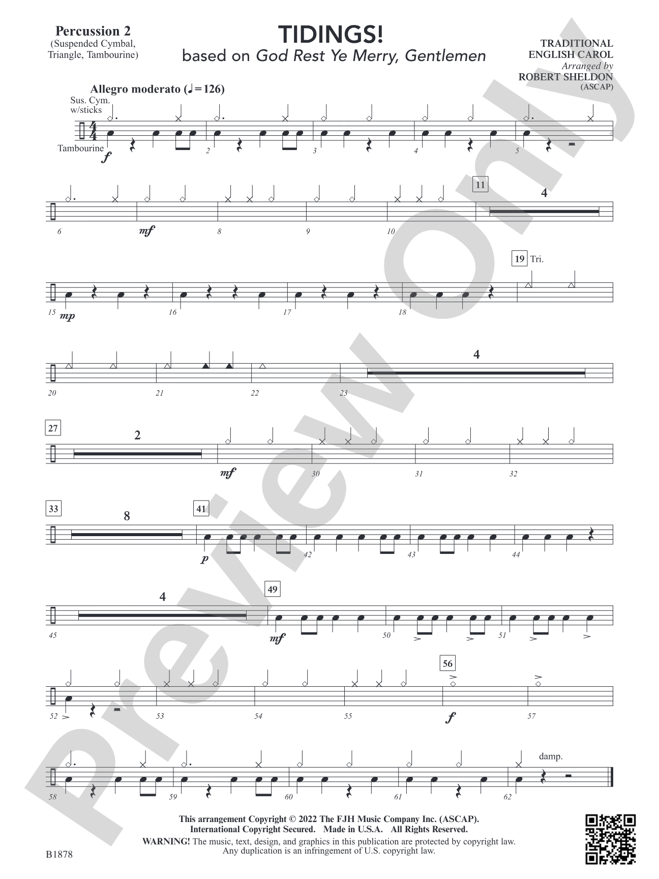 Tidings!: Percussion 2
