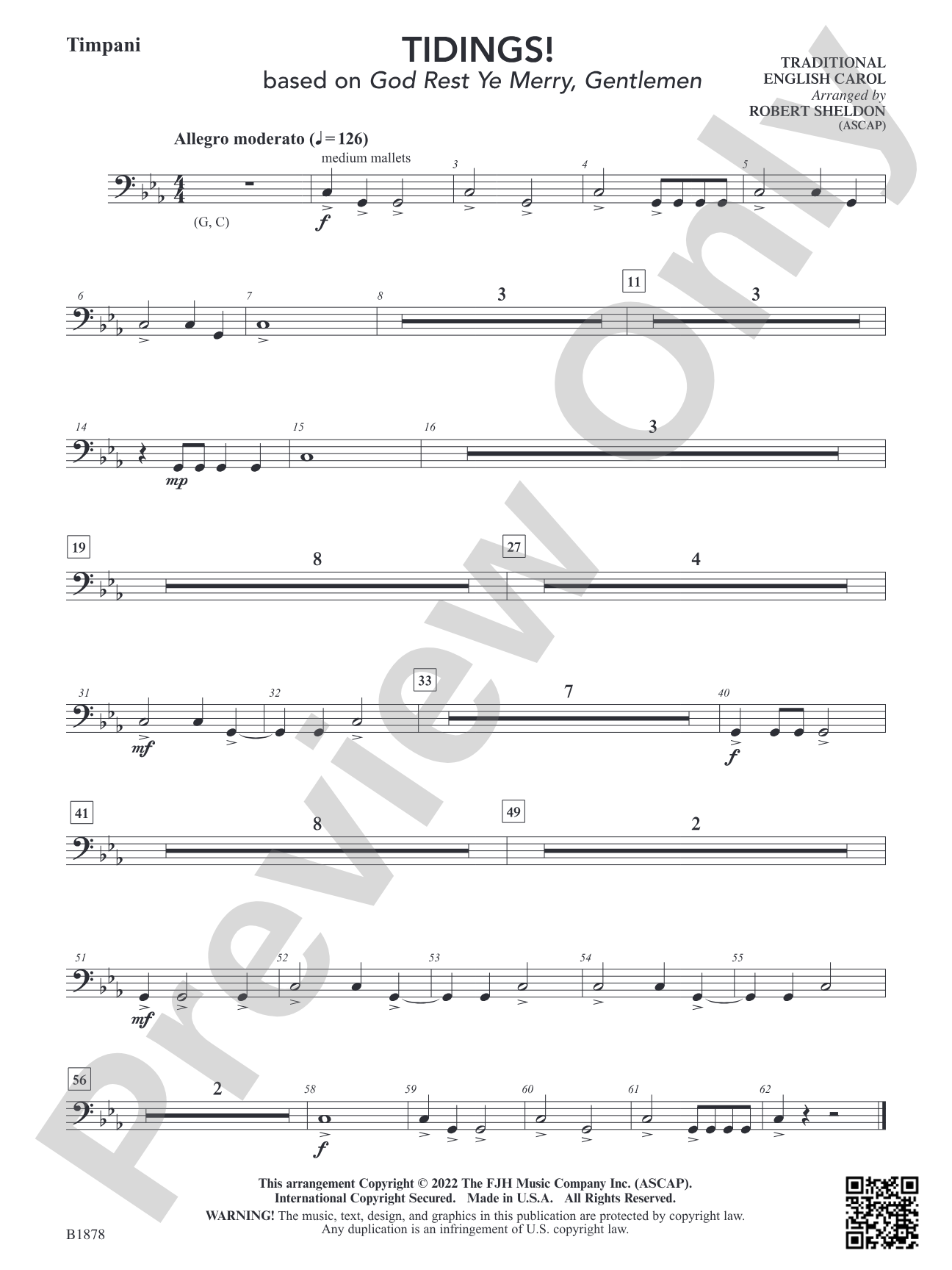 Tidings!: Timpani