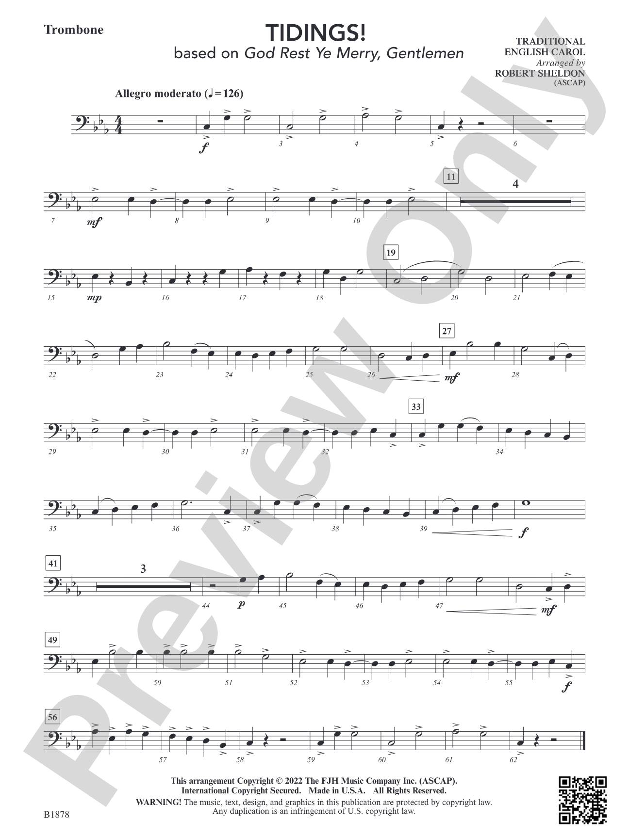 Tidings!: Trombone