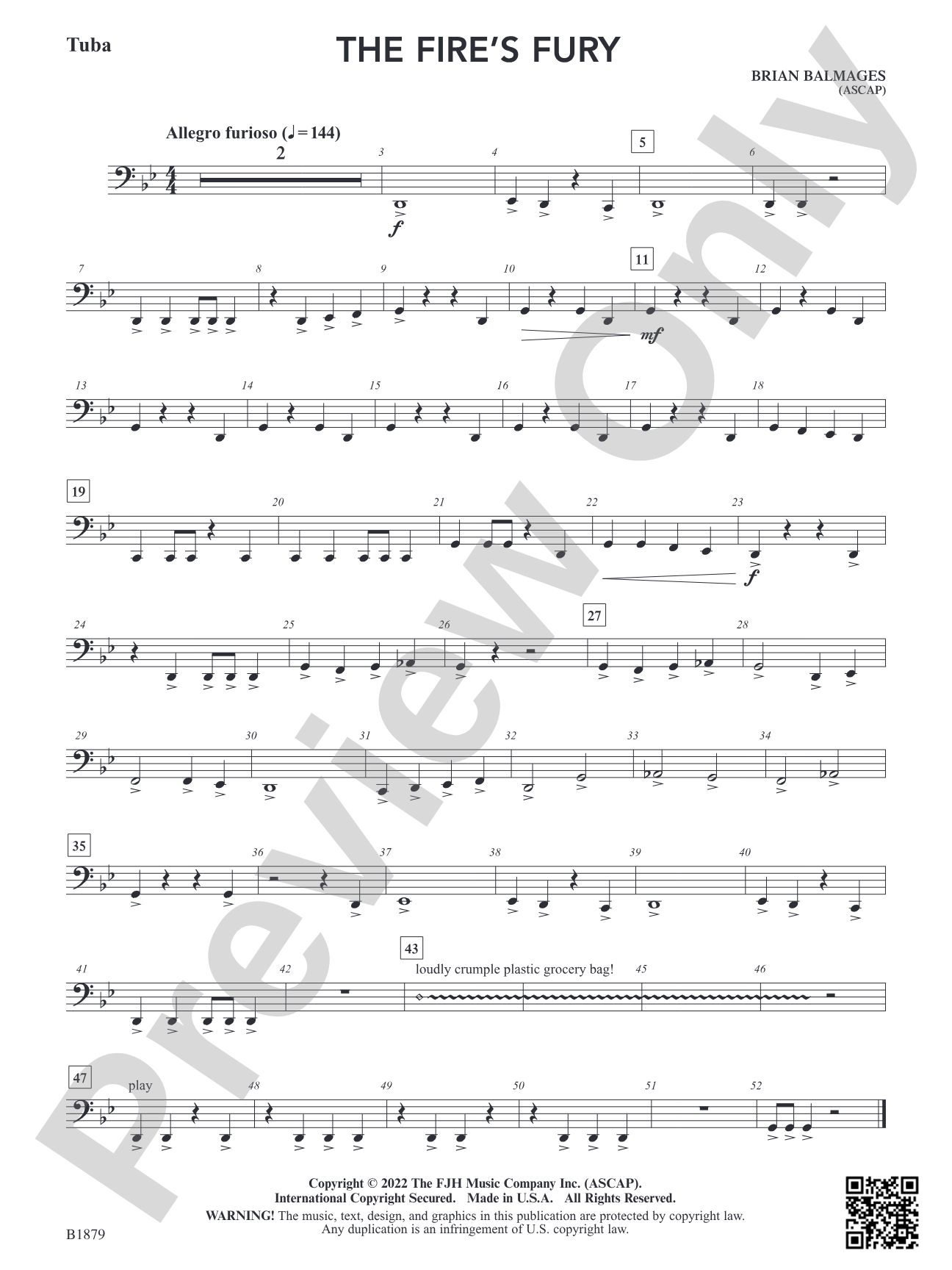 The Fire's Fury: Tuba