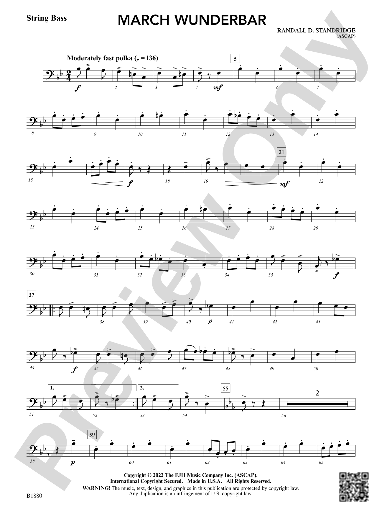 March Wunderbar: String Bass