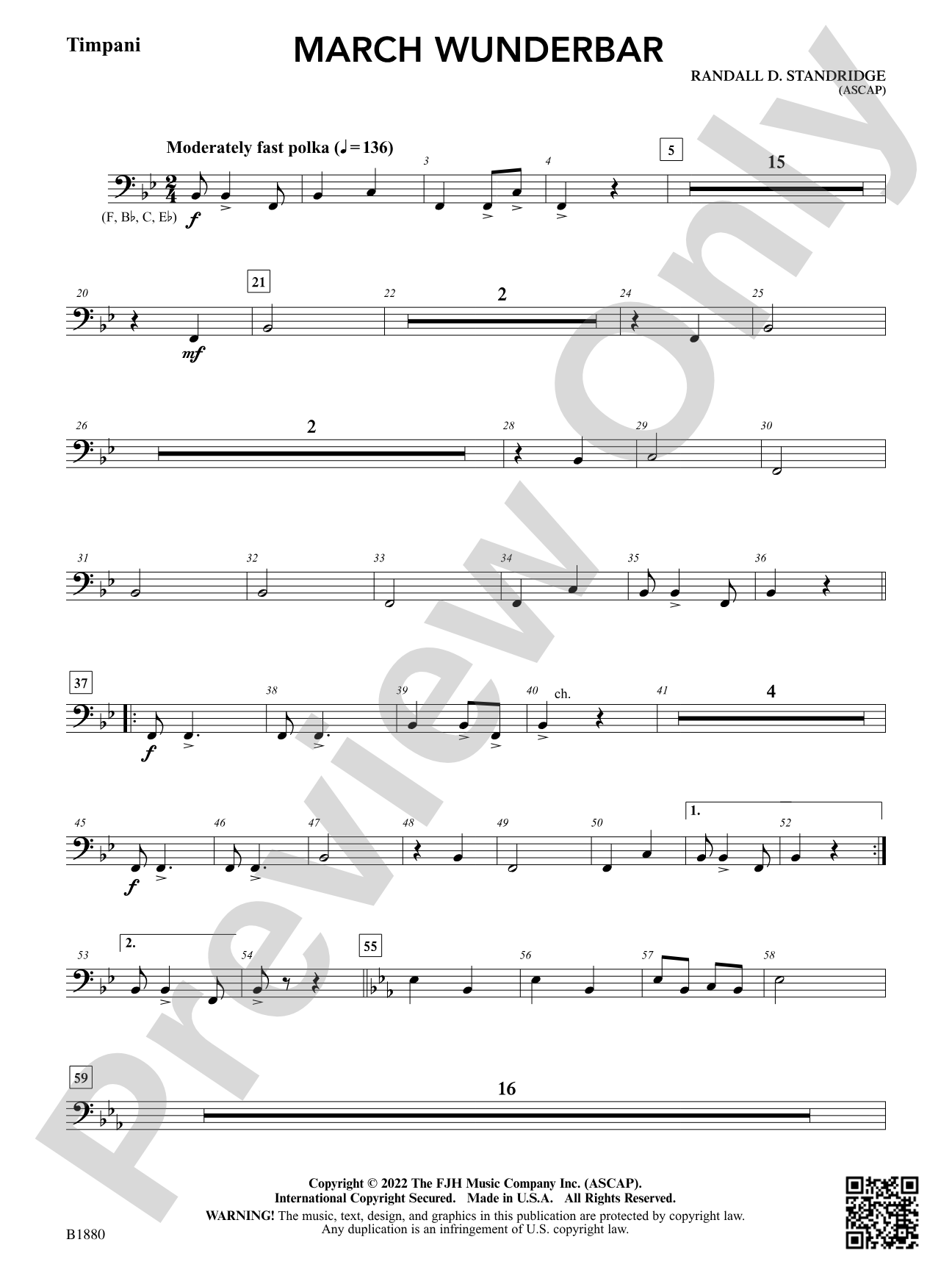 March Wunderbar: Timpani