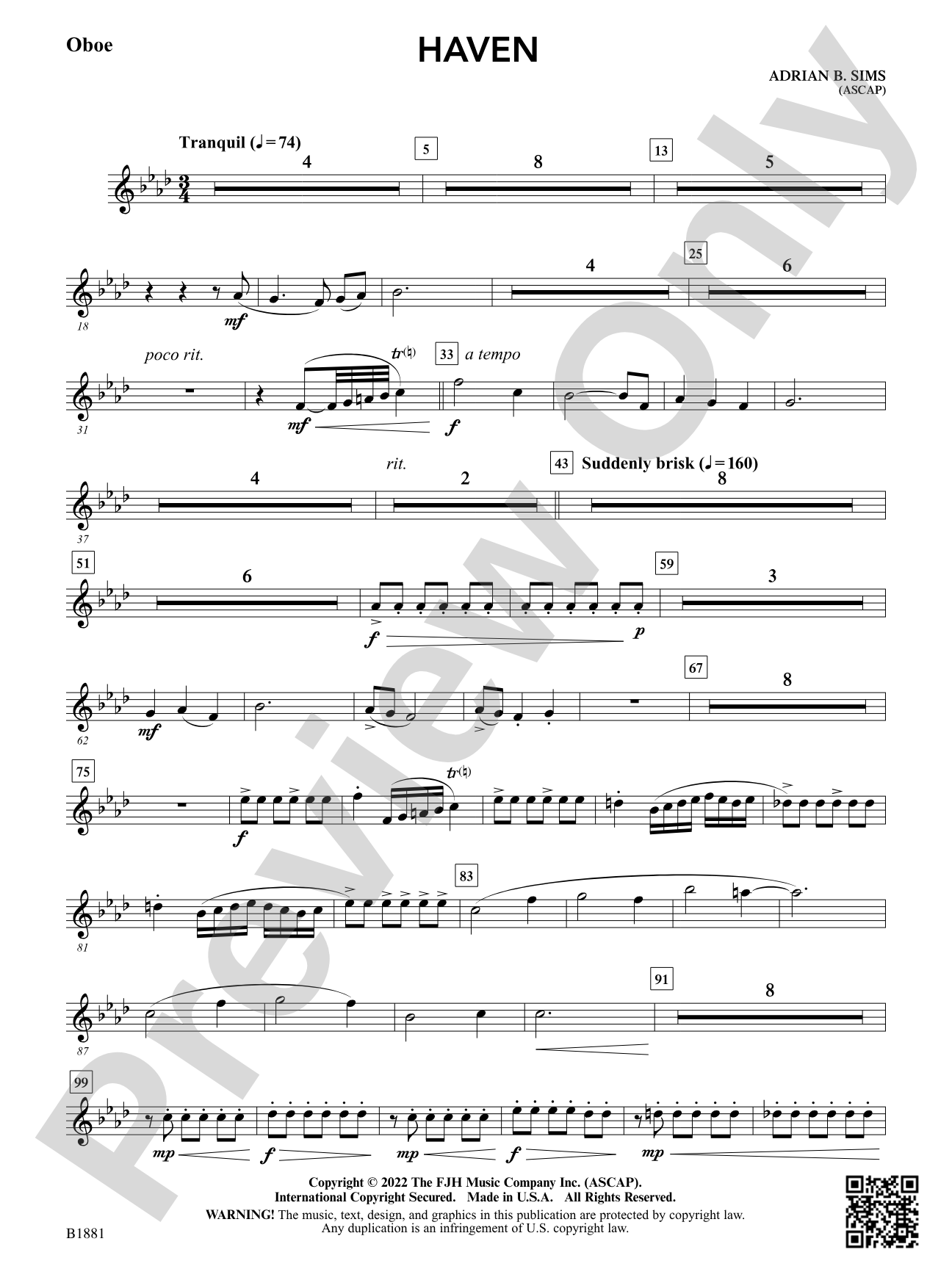 Haven: Oboe