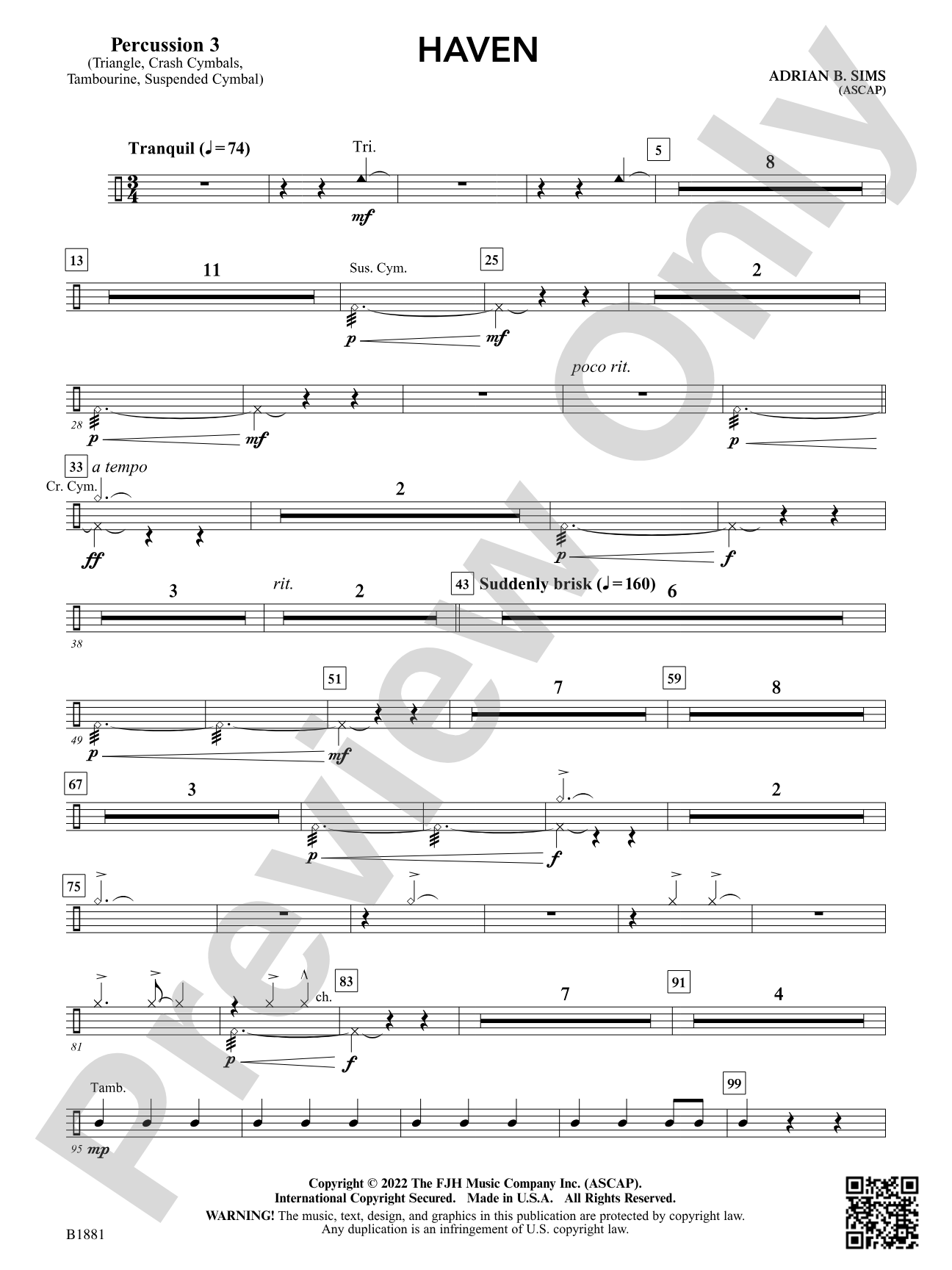 Haven: Percussion 3