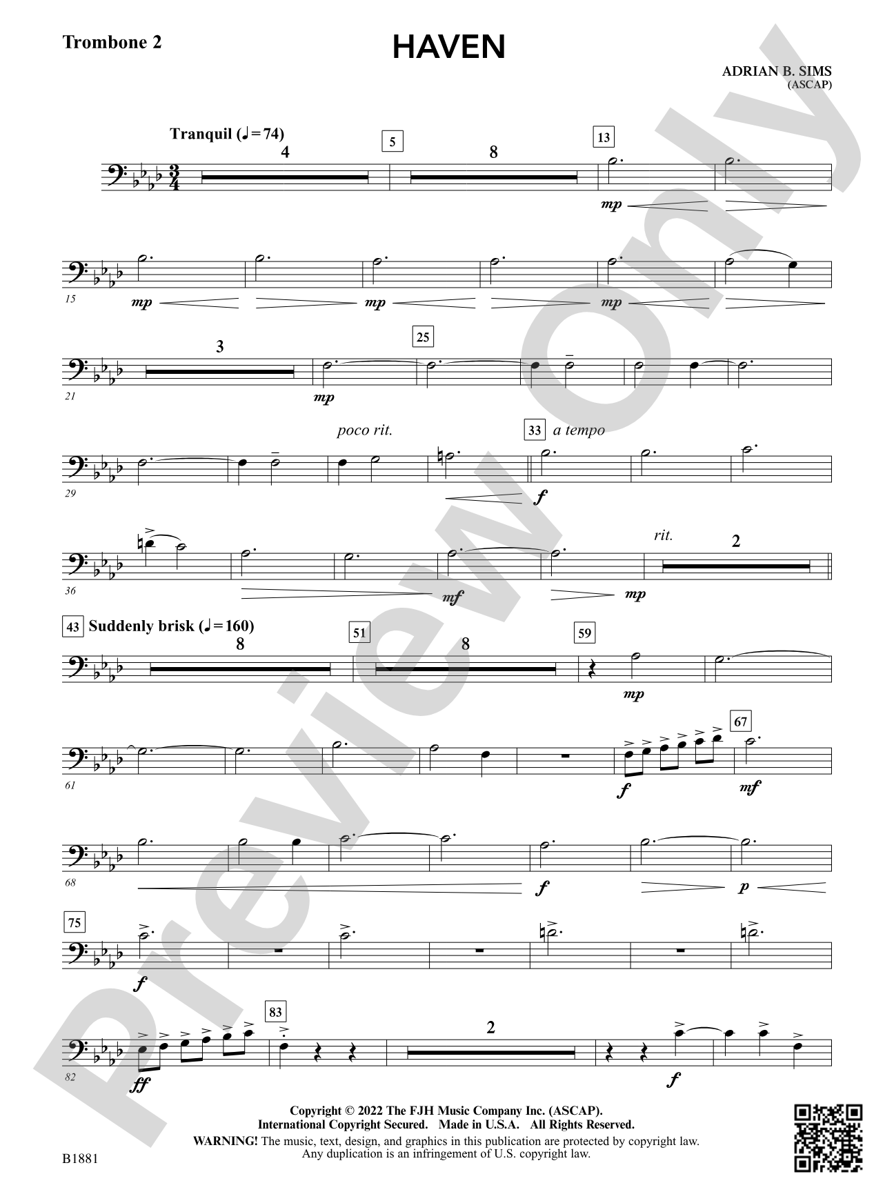 Haven: Trombone 2