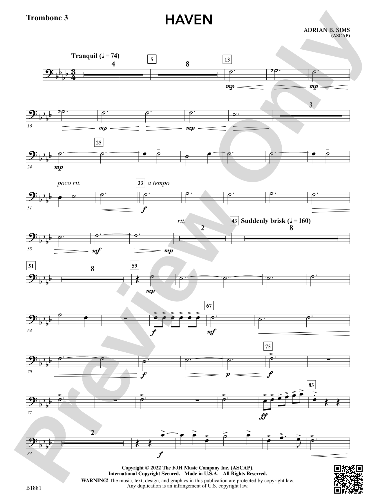 Haven: Trombone 3