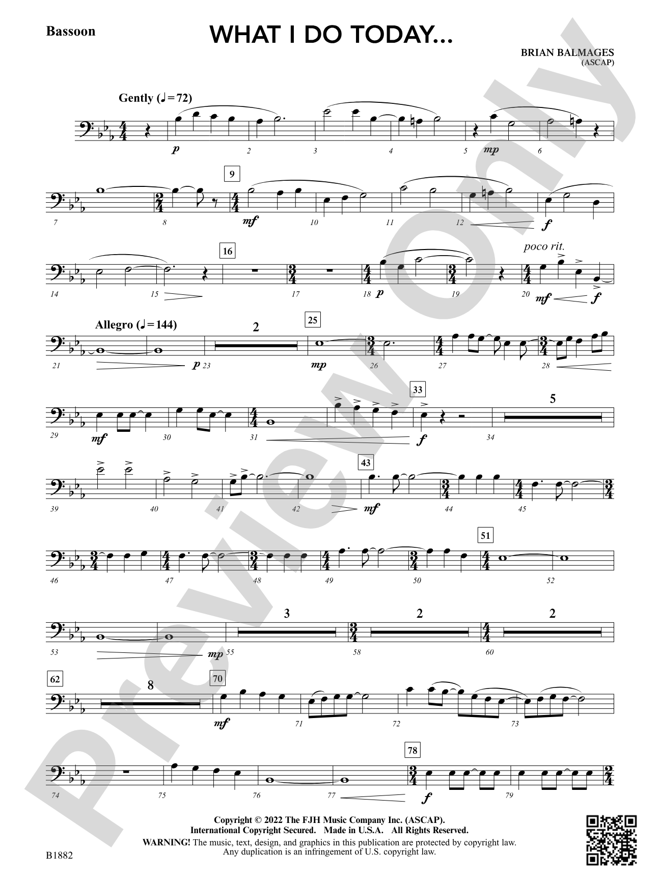 What I Do Today...: Bassoon