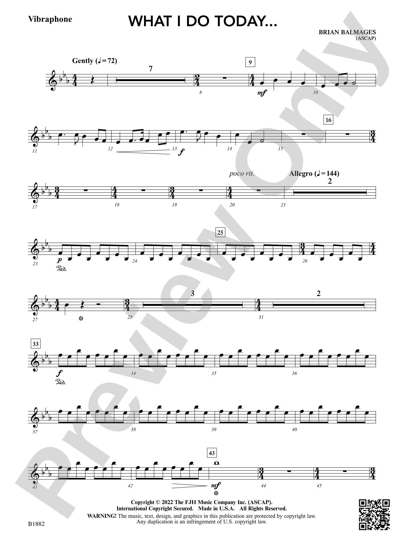 What I Do Today...: Vibraphone