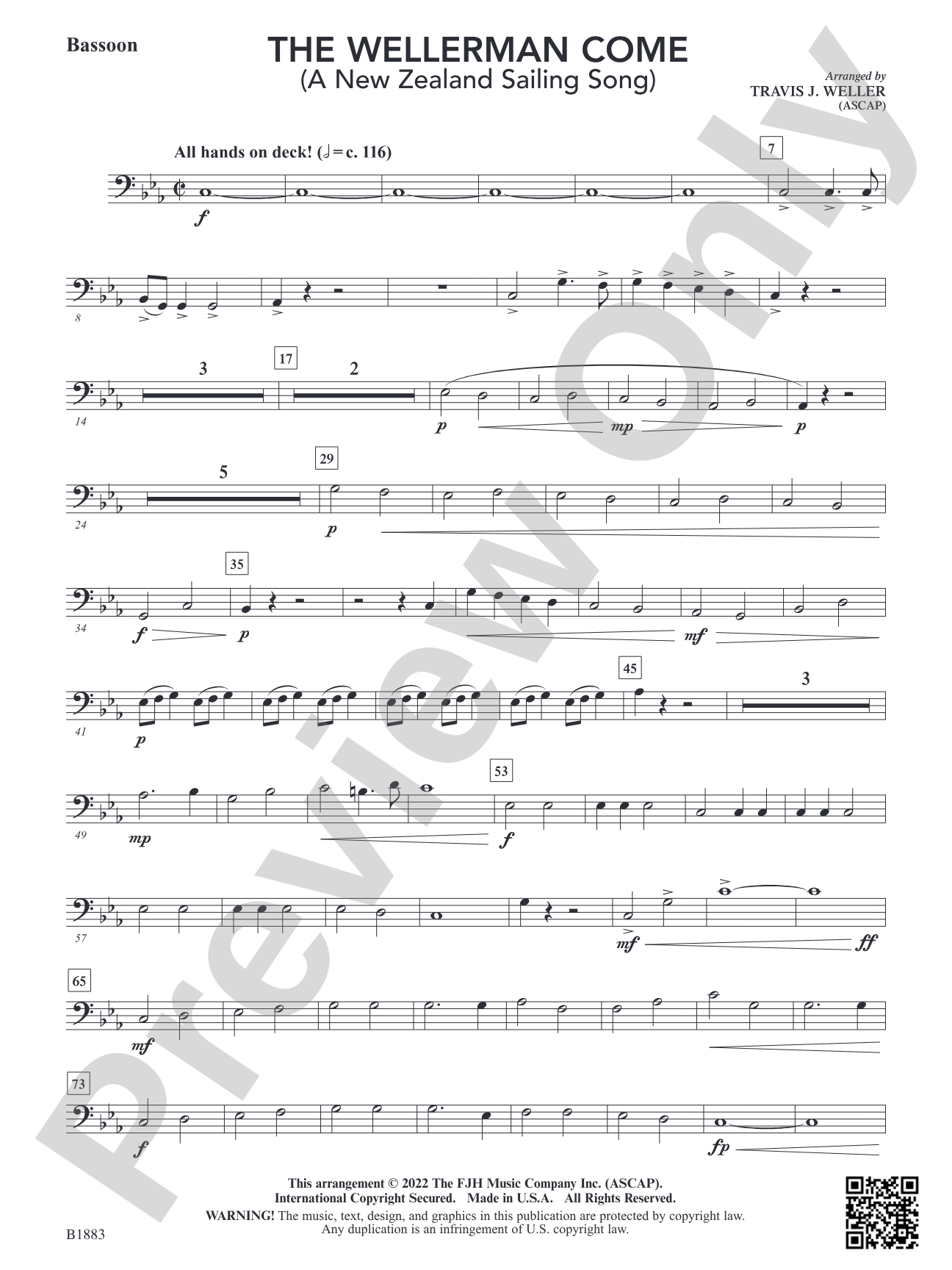 The Wellerman Come: Bassoon