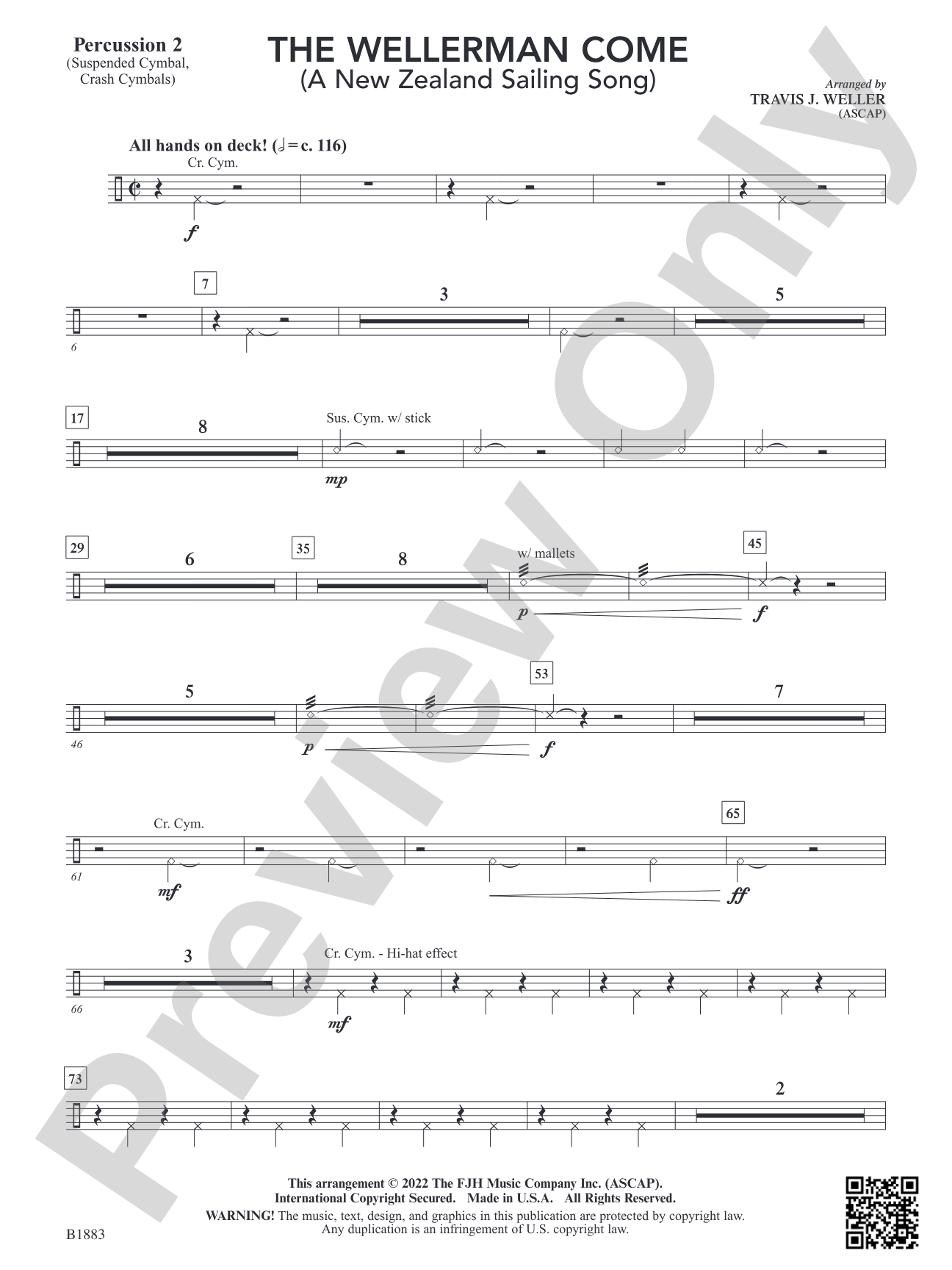 The Wellerman Come: Percussion 2