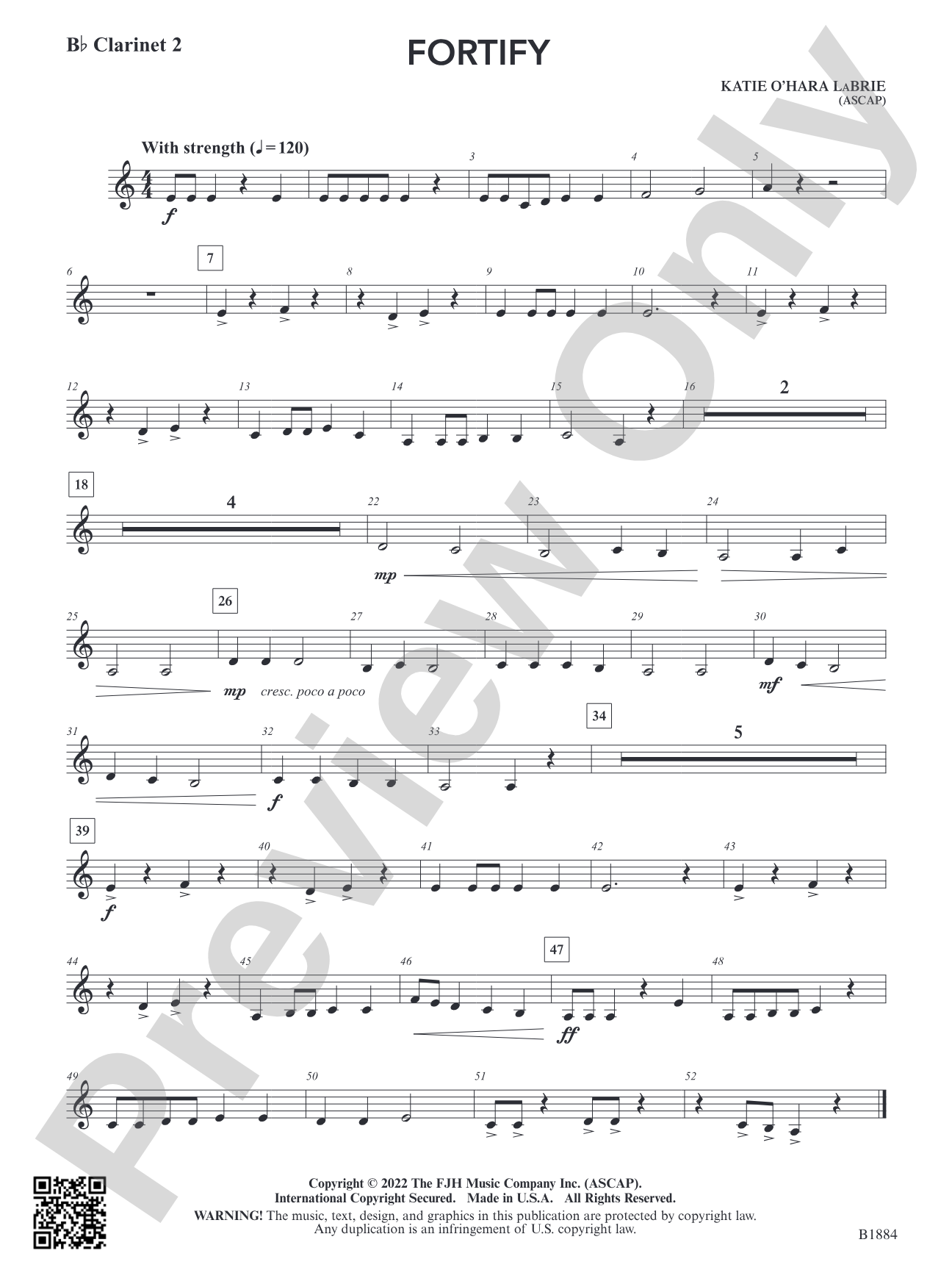 Fortify: B-flat Clarinet 2