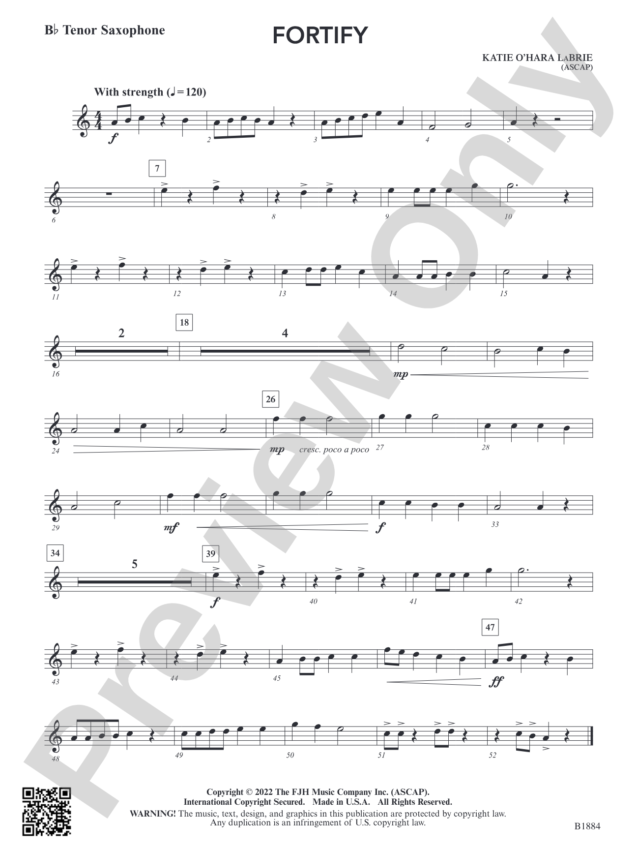 Fortify: B-flat Tenor Saxophone