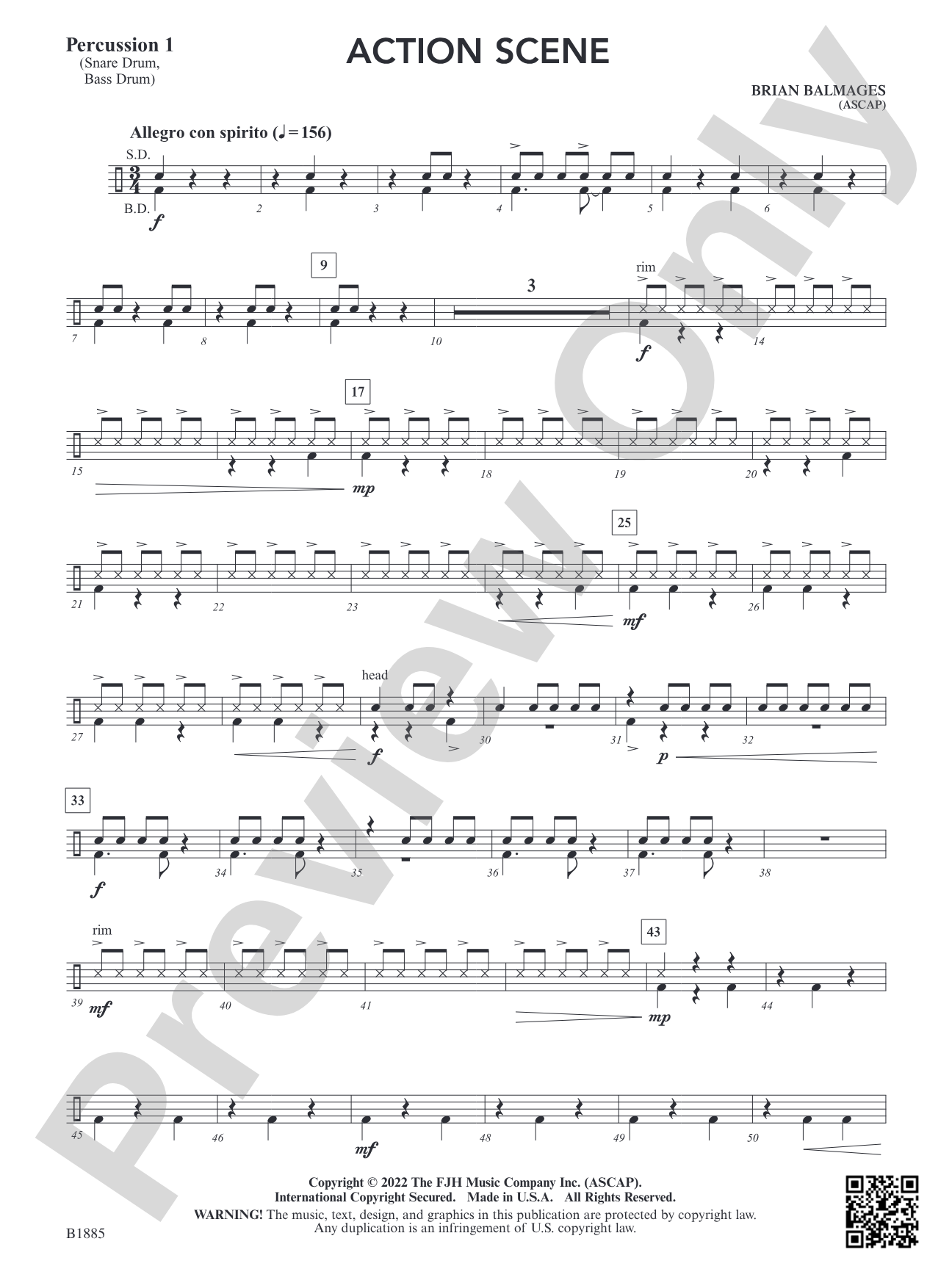 Action Scene: Percussion 1