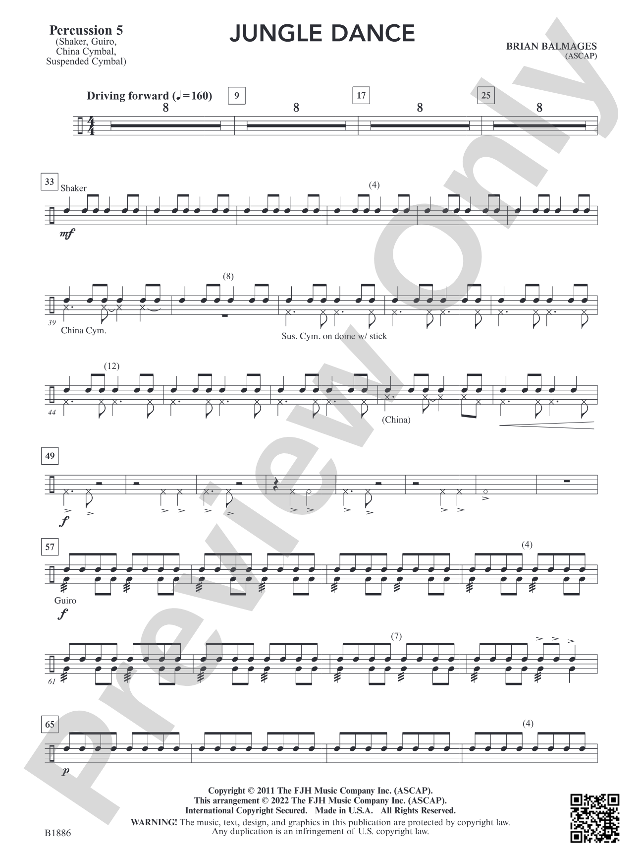 Jungle Dance: Percussion 5