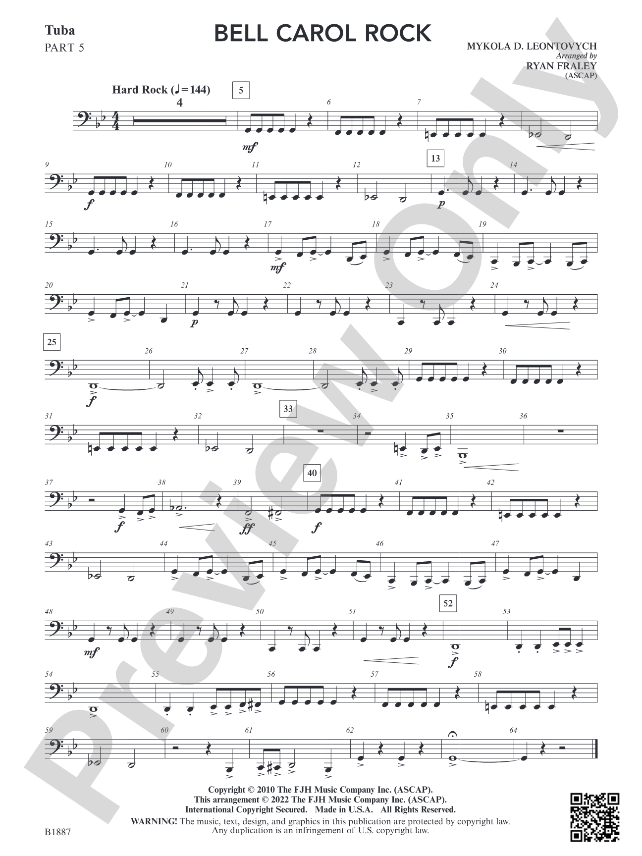 Bell Carol Rock: Part 5 - Tuba