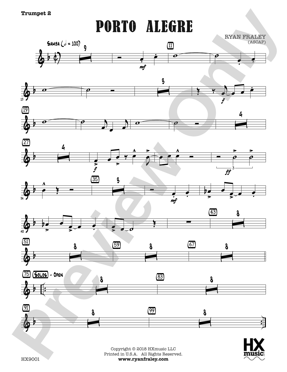 Porto Alegre: B-flat Trumpet 2
