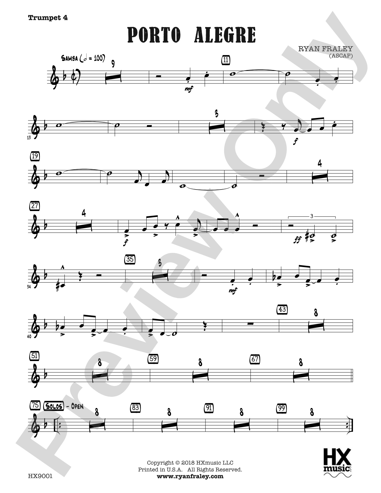 Porto Alegre: B-flat Trumpet 4