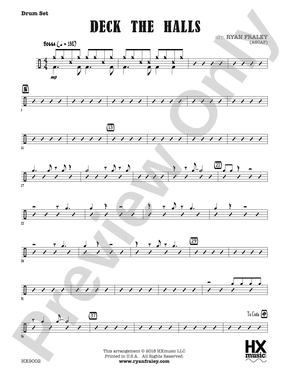 Deck the Halls: Drum Set