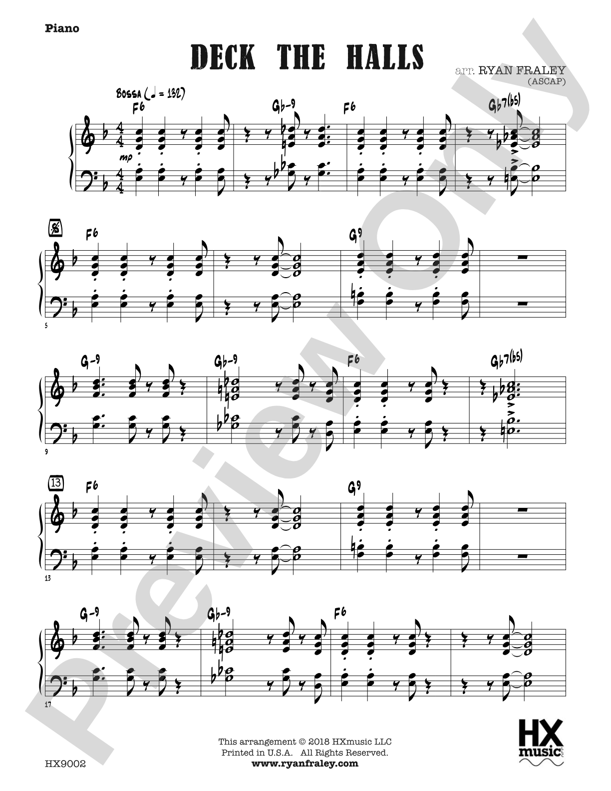 Deck the Halls: Piano