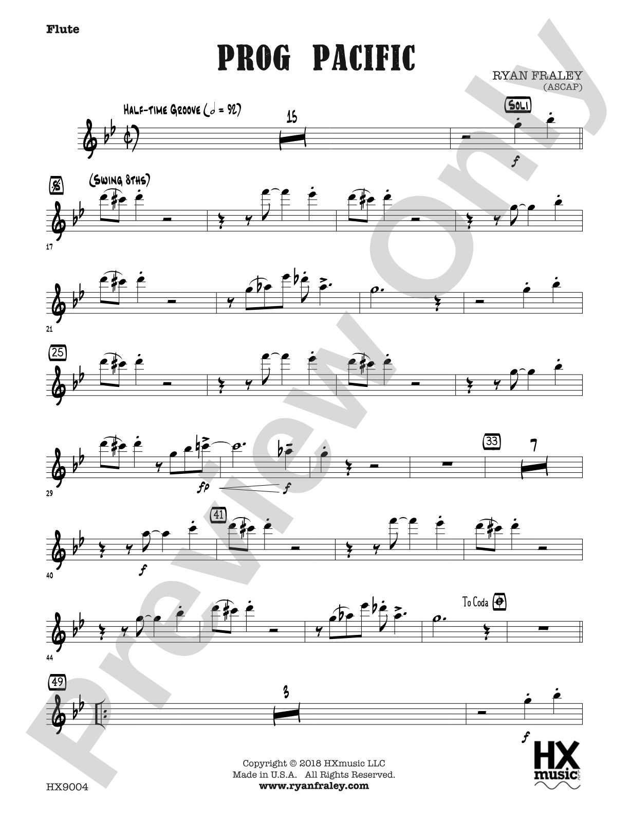 Prog Pacific: Flute