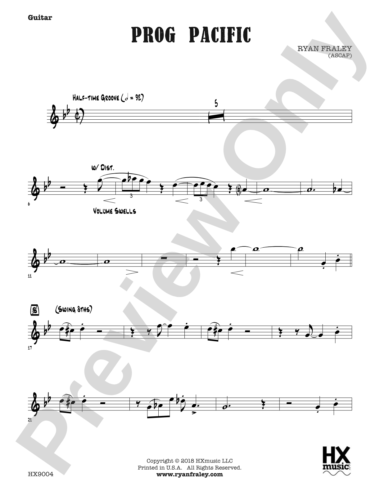 Prog Pacific: Guitar