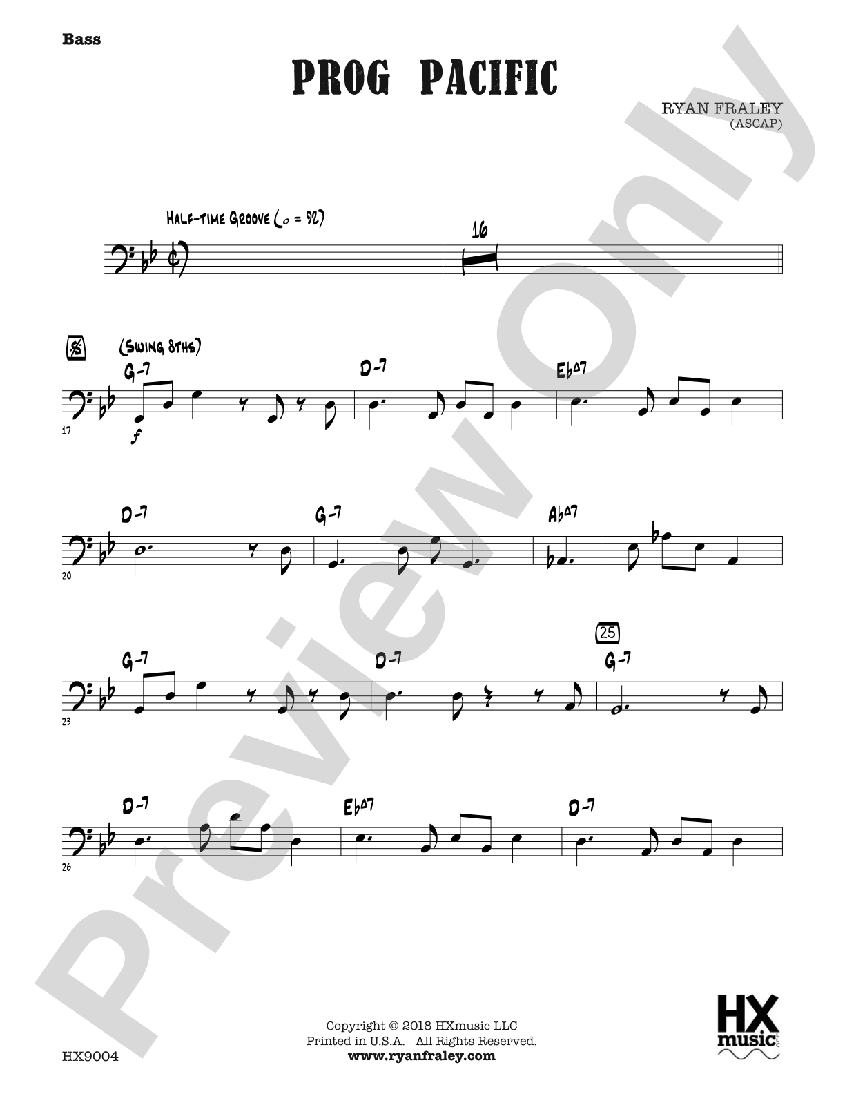 Prog Pacific: Bass