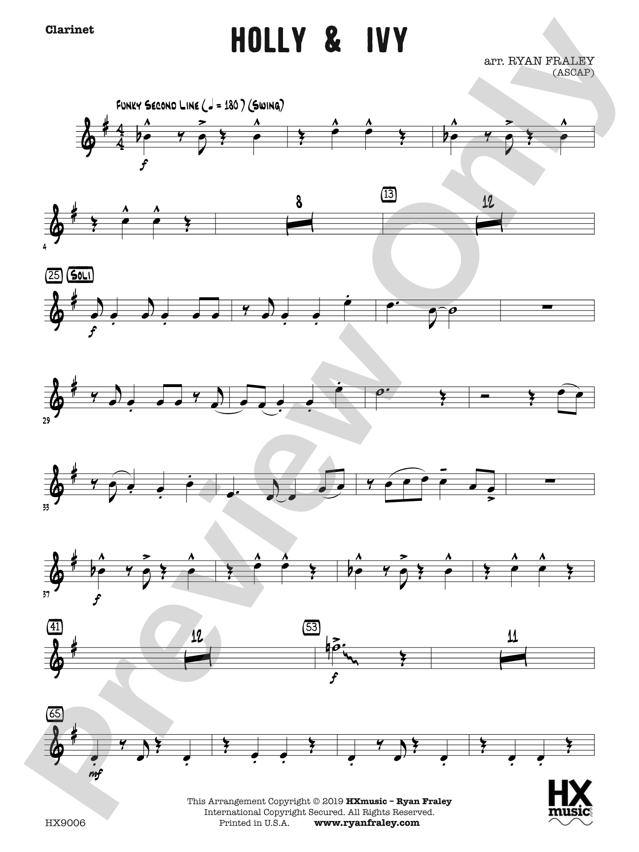 Holly & Ivy: B-flat Clarinet