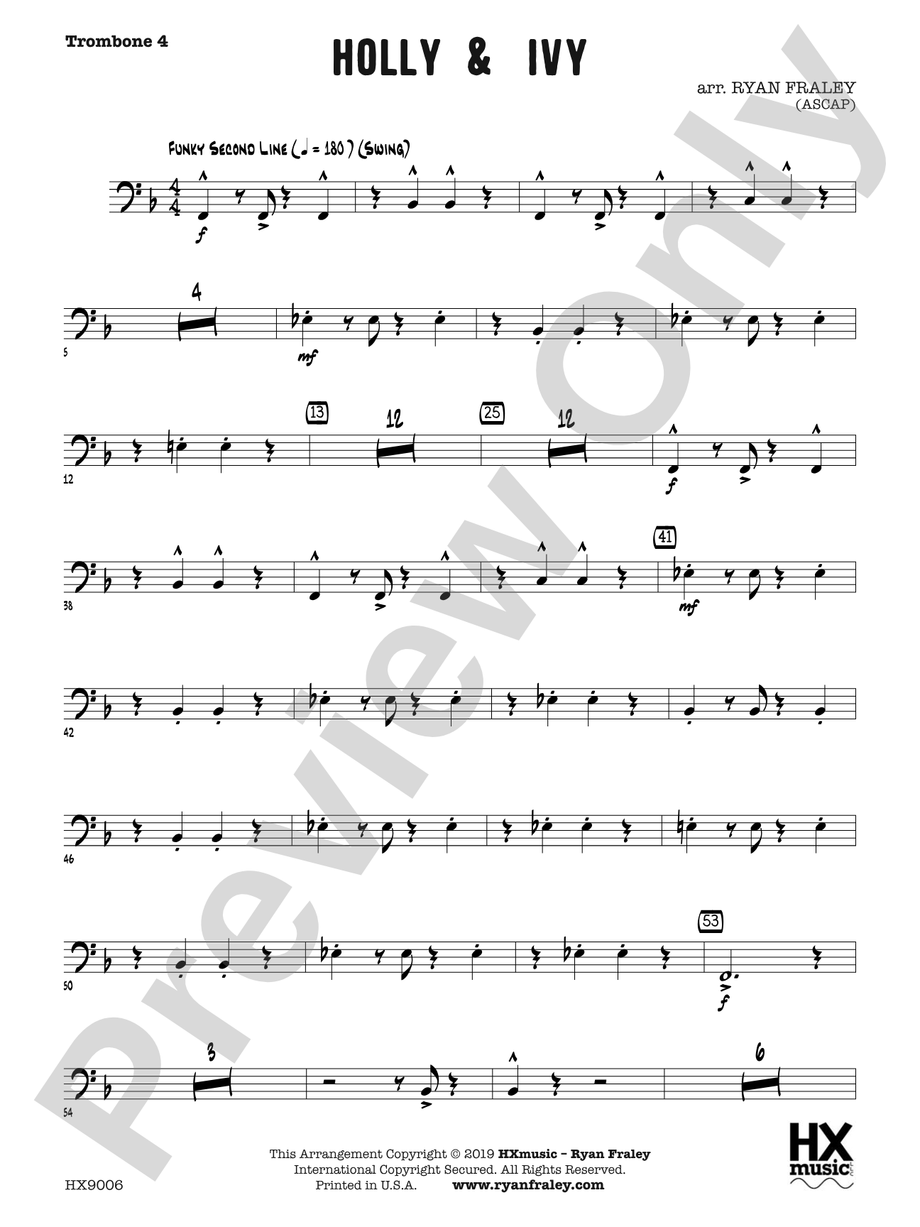 Holly & Ivy: Trombone 4