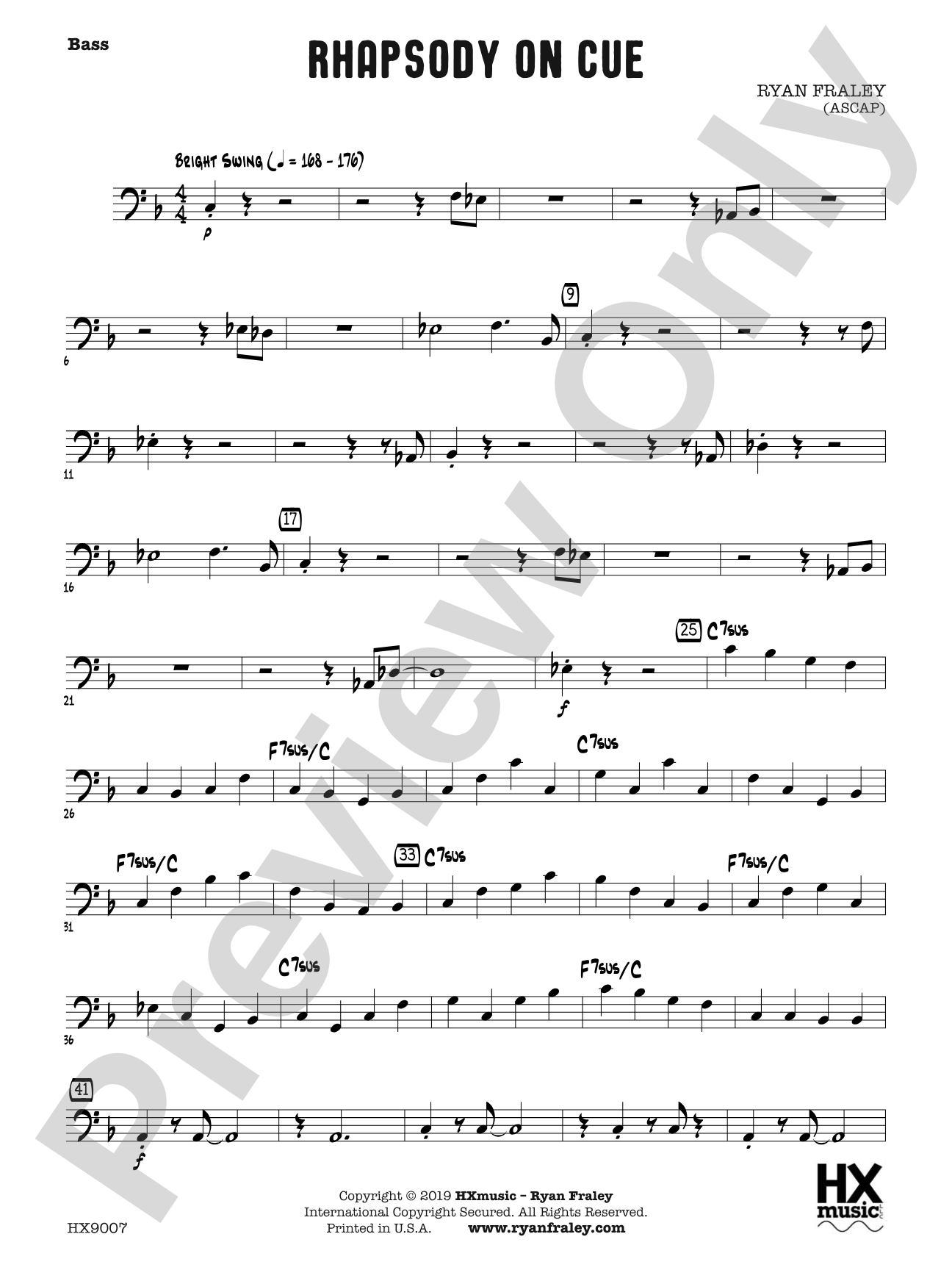 Rhapsody on Cue: Bass