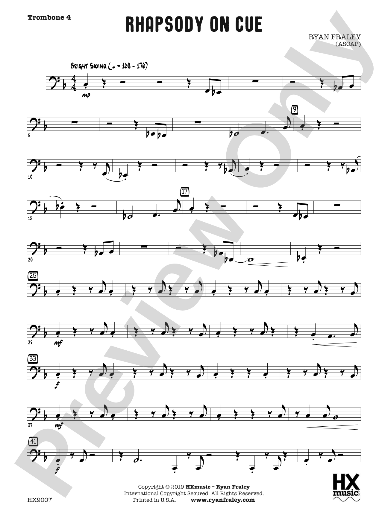Rhapsody on Cue: Trombone 4