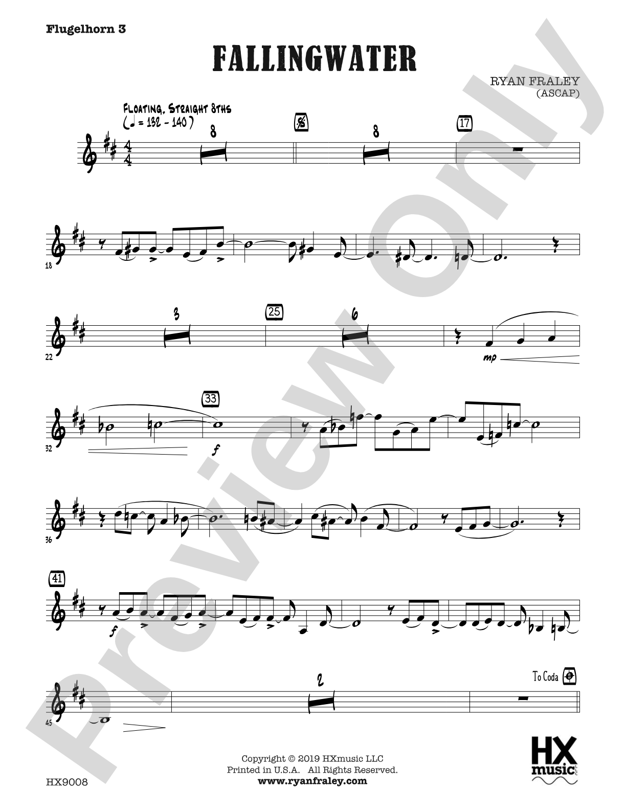 Fallingwater: B-flat Flugelhorn 3