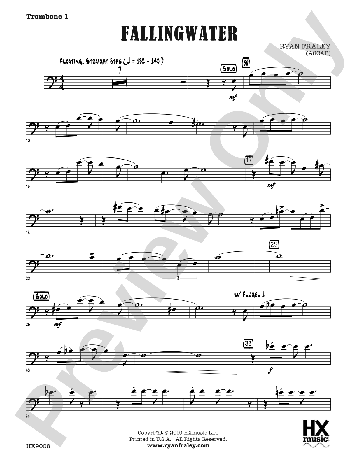 Fallingwater: Trombone 1