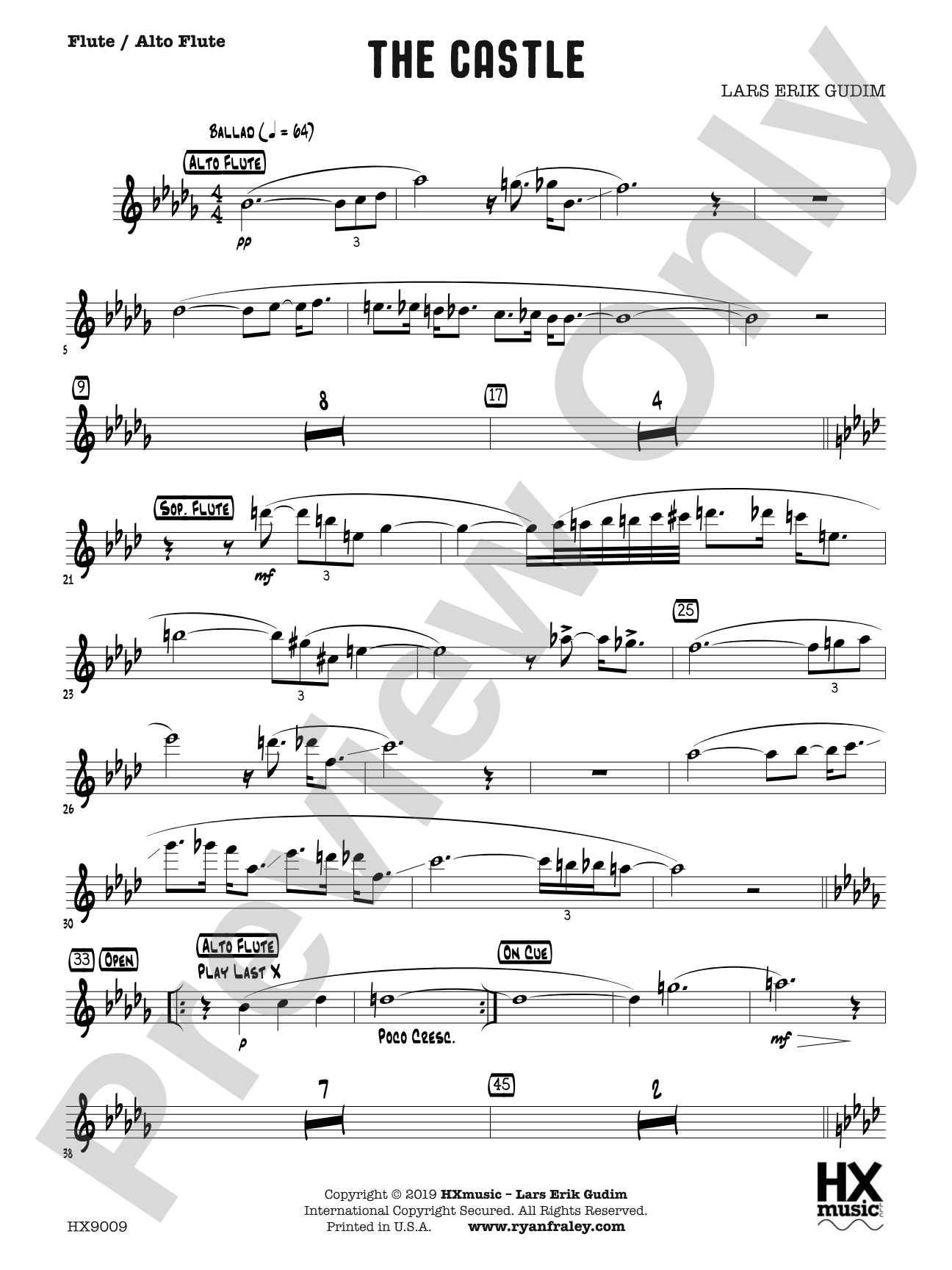The Castle: Flute / Alto Flute