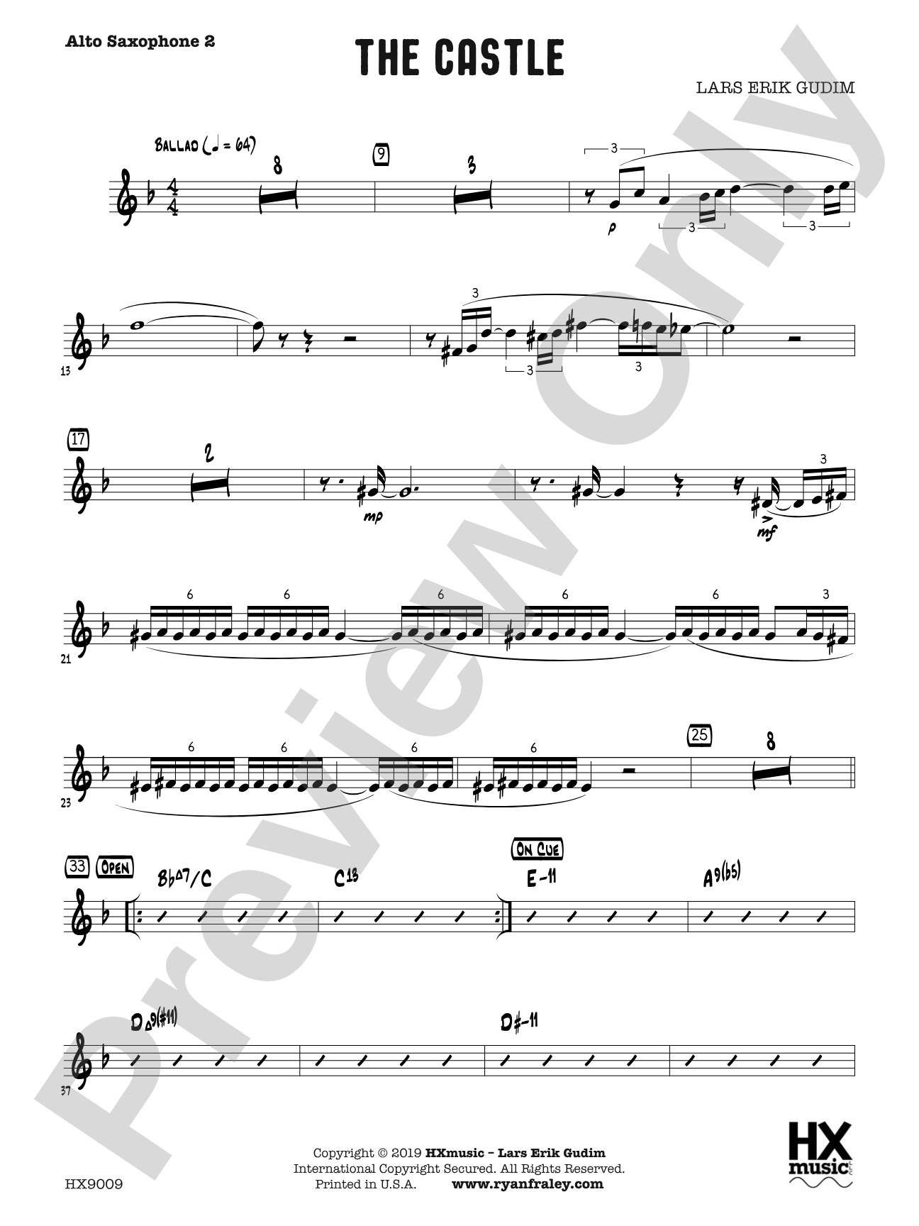 The Castle: E-flat Alto Saxophone 2