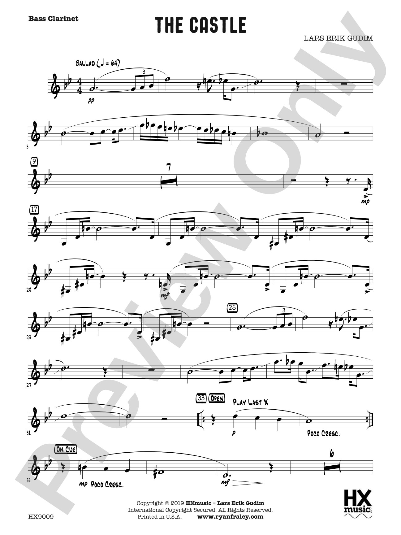 The Castle: B-flat Bass Clarinet