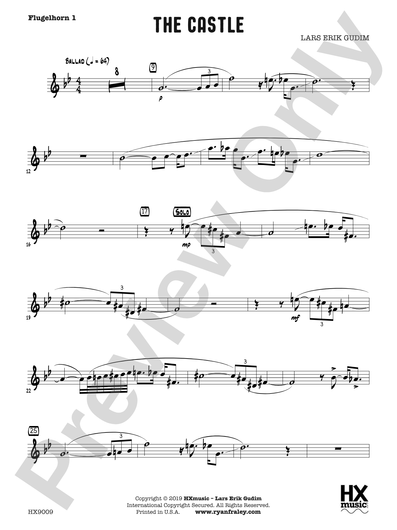 The Castle: B-flat Flugelhorn 1